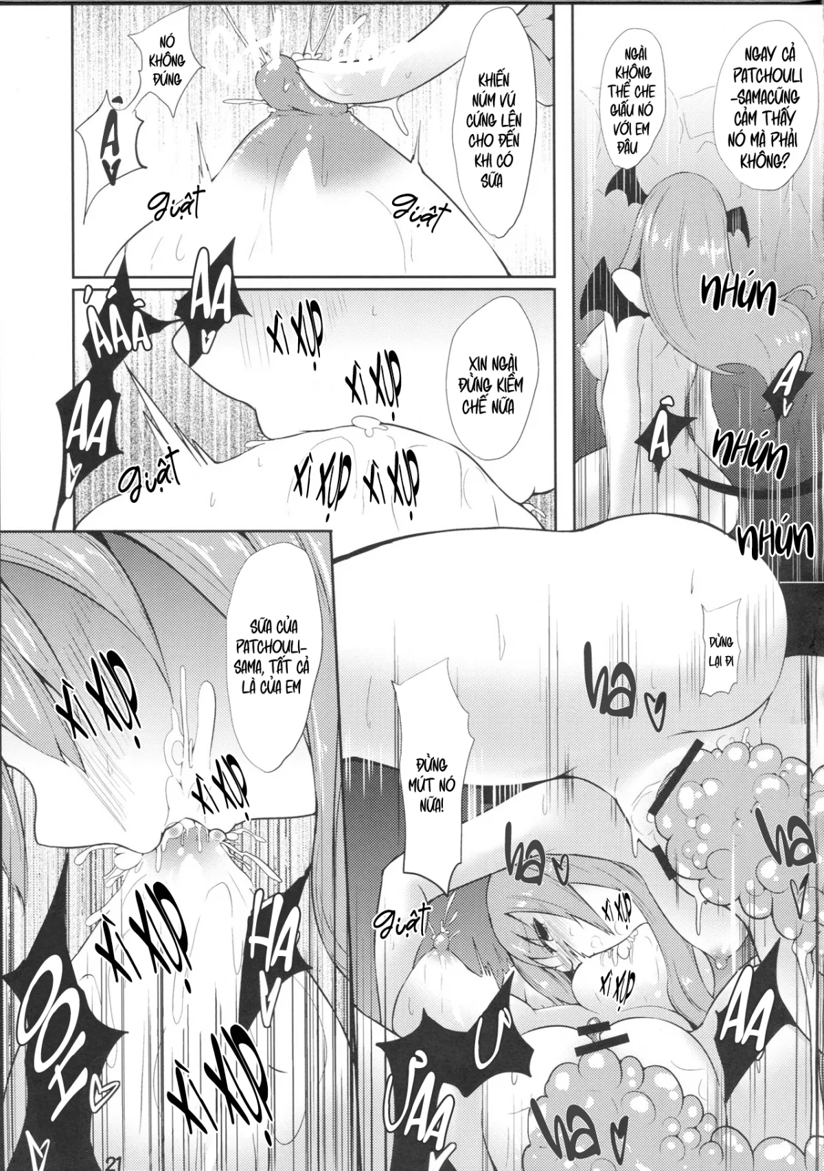 HentaiVN.net - Ảnh 20 - Majokko Patchouli-tan Shizuku [(Reitaisai 10) [YuKi-IRo (Yukiusagi.)] Majokko Patchouli-tan Shizuku (Touhou Project) [Vietnamese]] - Chap 1
