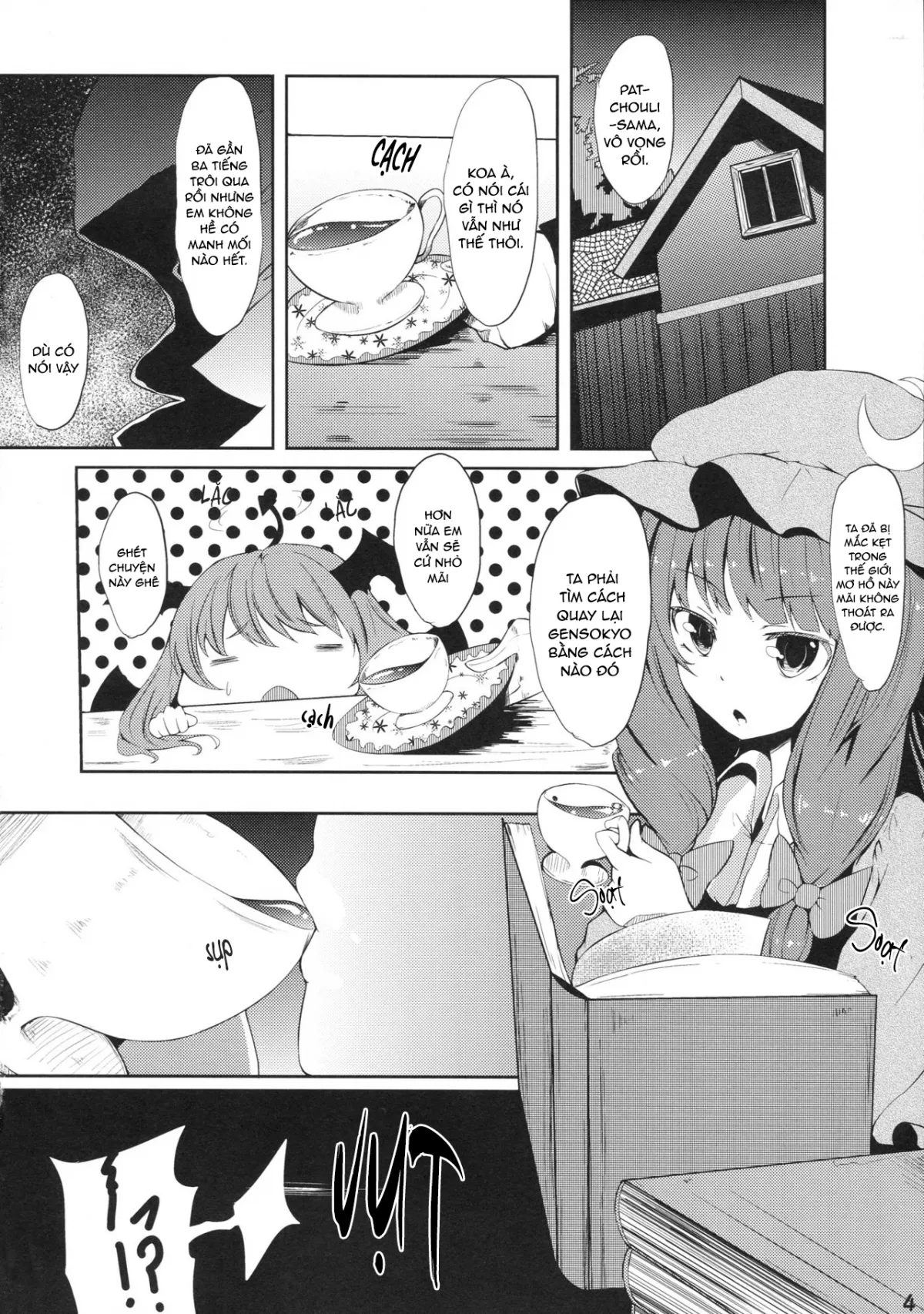 HentaiVN.net - Ảnh 3 - Majokko Patchouli-tan Shizuku [(Reitaisai 10) [YuKi-IRo (Yukiusagi.)] Majokko Patchouli-tan Shizuku (Touhou Project) [Vietnamese]] - Chap 1