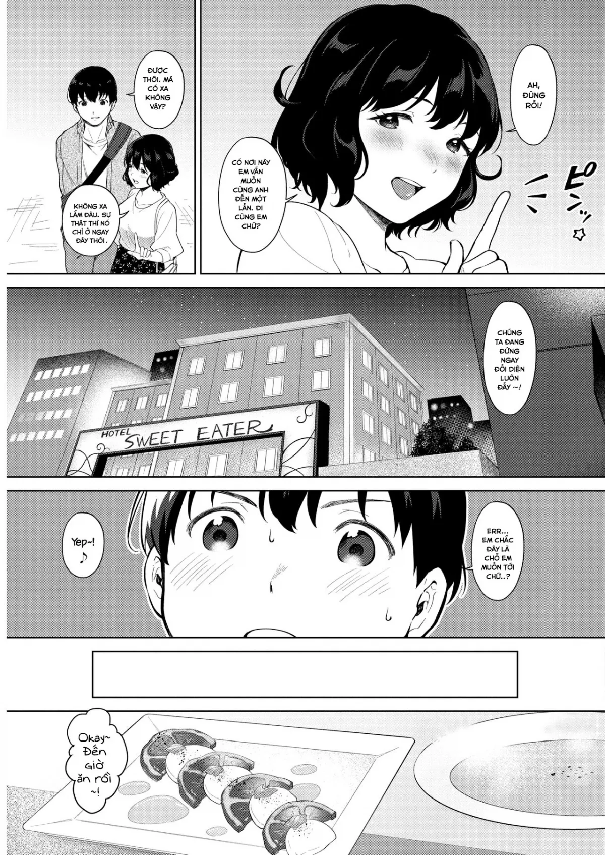 HentaiVN.net - Ảnh 5 - Eat in! [Cảm ơn vì bữa ăn!] - Chap 1
