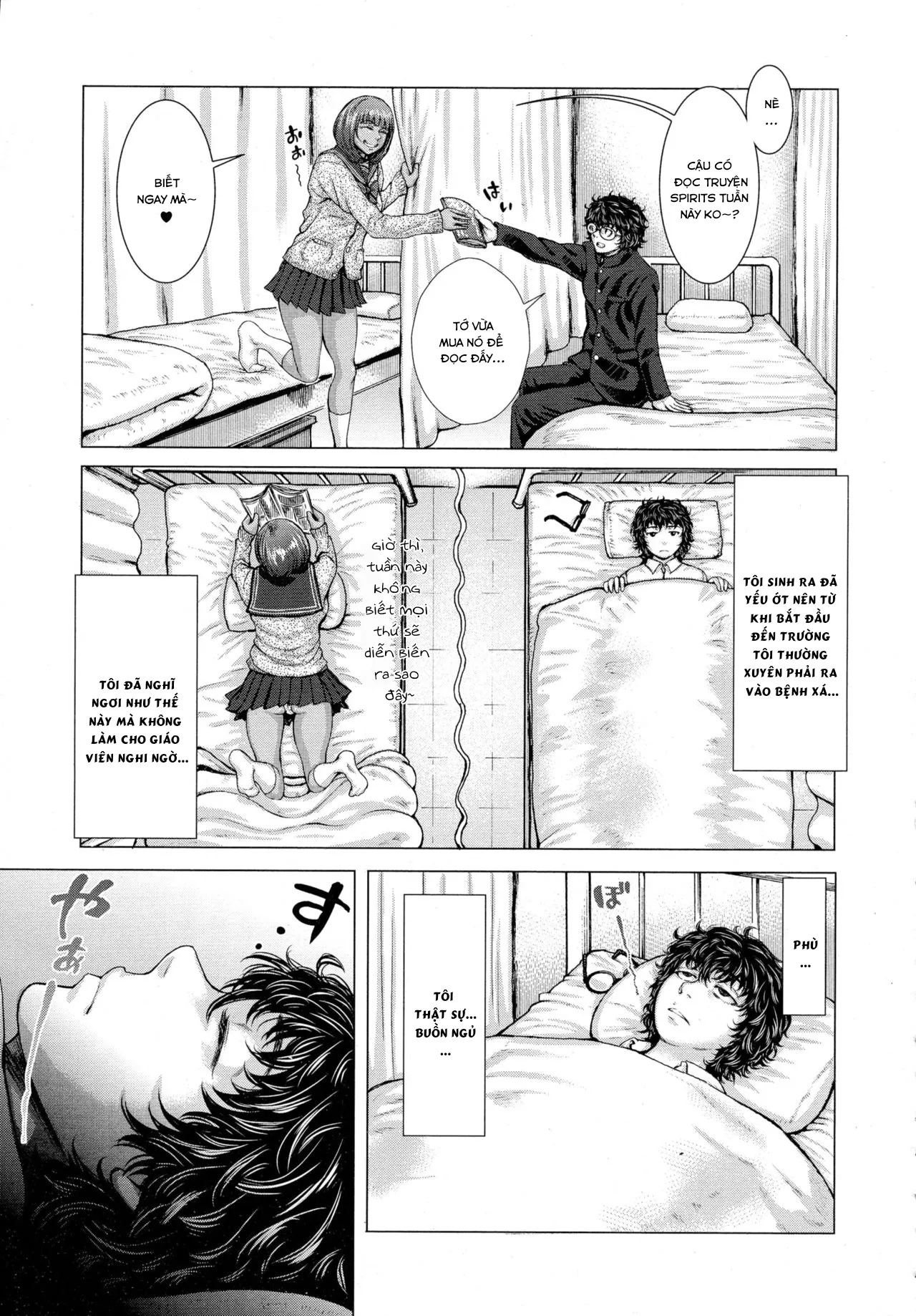 HentaiVN.net - Ảnh 4 - Kuroi Hoken Iin - Chap 1