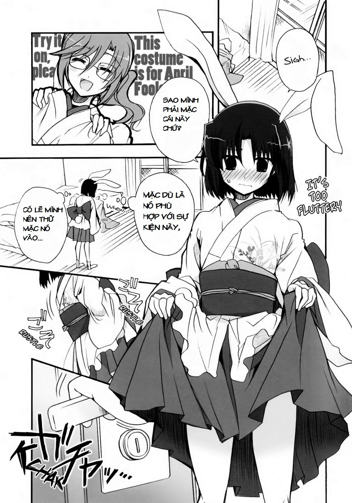 HentaiVN.net - Ảnh 3 - Kubi-kiri Bunny Ryougi Shiki-chan no Ecchi na Hon. (Kara no Kyoukai) - Chap 1
