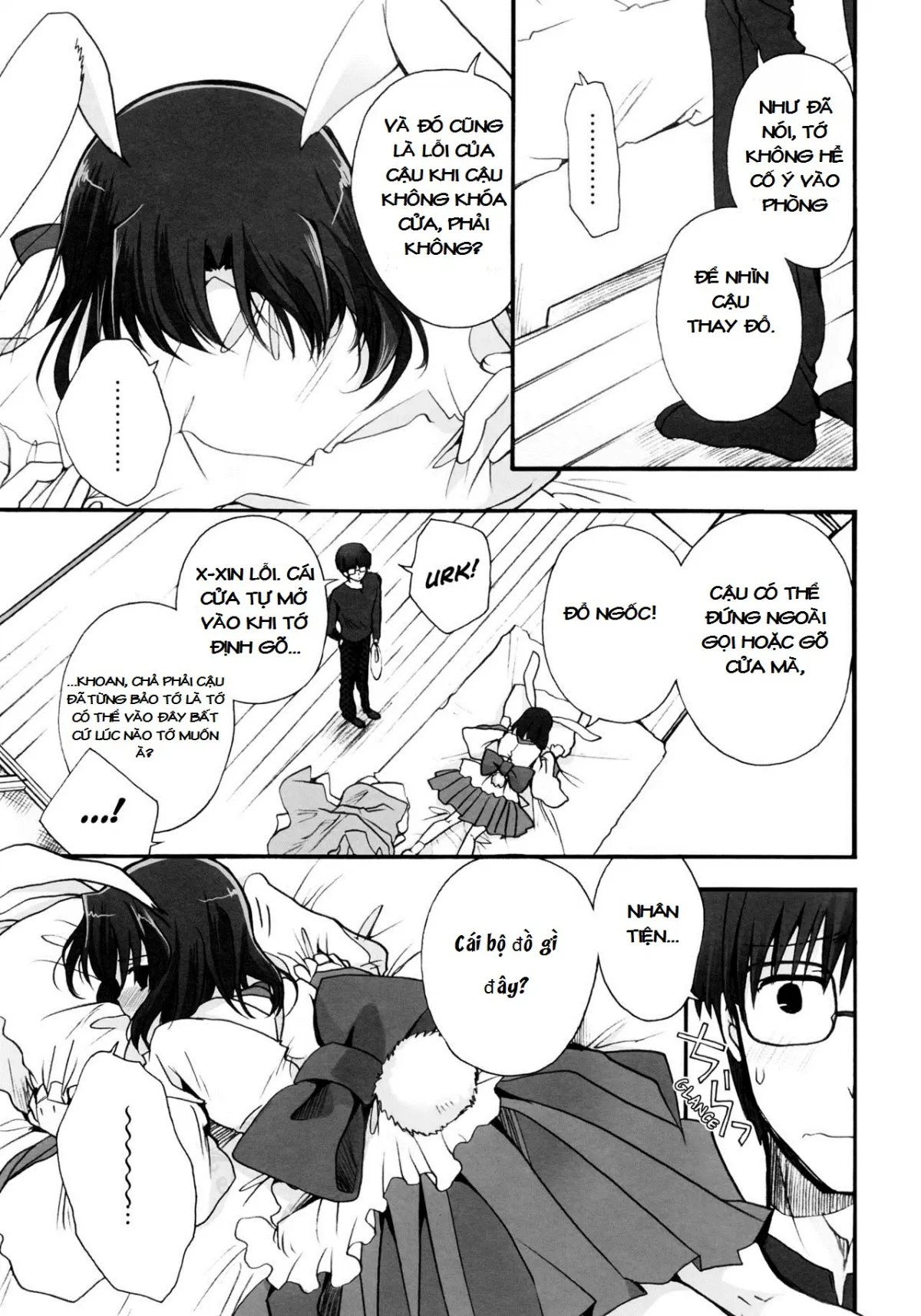 HentaiVN.net - Ảnh 5 - Kubi-kiri Bunny Ryougi Shiki-chan no Ecchi na Hon. (Kara no Kyoukai) - Chap 1