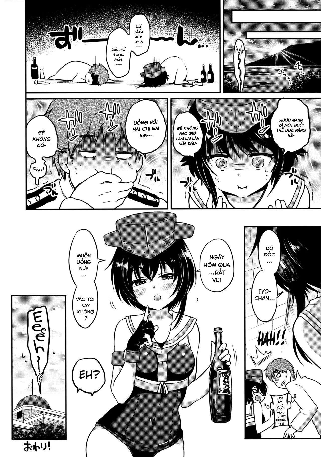 HentaiVN.net - Ảnh 18 - Hitoyo Hitoyo ni Hitomigoro (Kantai Collection -KanColle-) - Chap 1