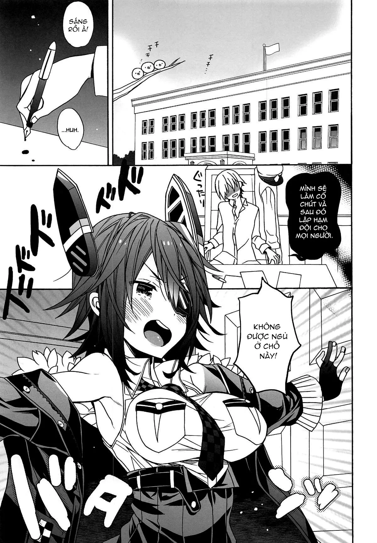 HentaiVN.net - Ảnh 3 - Tenryu-chan's Loss (Kantai Collection -KanColle-) [天龍ちゃんの負け (艦隊これくしょん -艦これ-)] - Chap 1