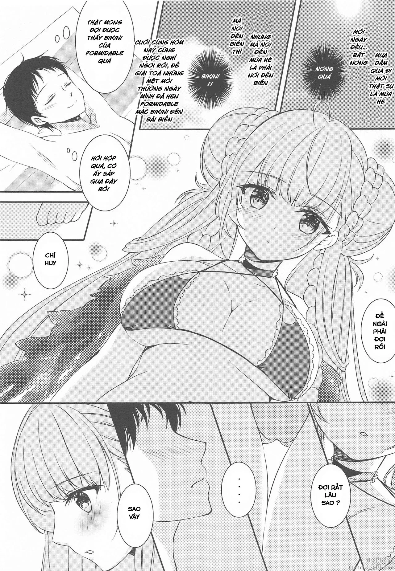 HentaiVN.net - Ảnh 5 - Kawaii Manatsu no Royal Lady - Chap 1