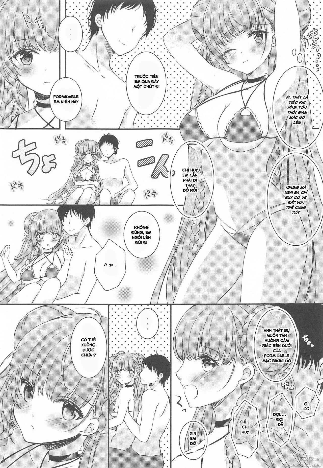 HentaiVN.net - Ảnh 7 - Kawaii Manatsu no Royal Lady - Chap 1