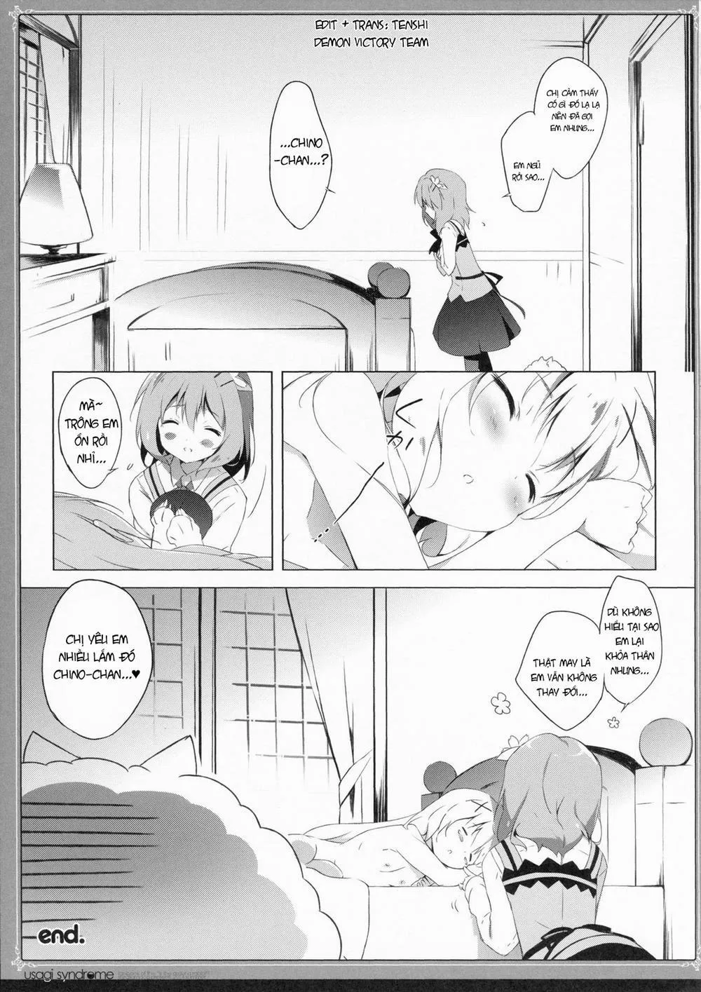 HentaiVN.net - Ảnh 15 - Usagi Syndrome (Gochuumon Wa Usagi Desu Ka) - Chap 1