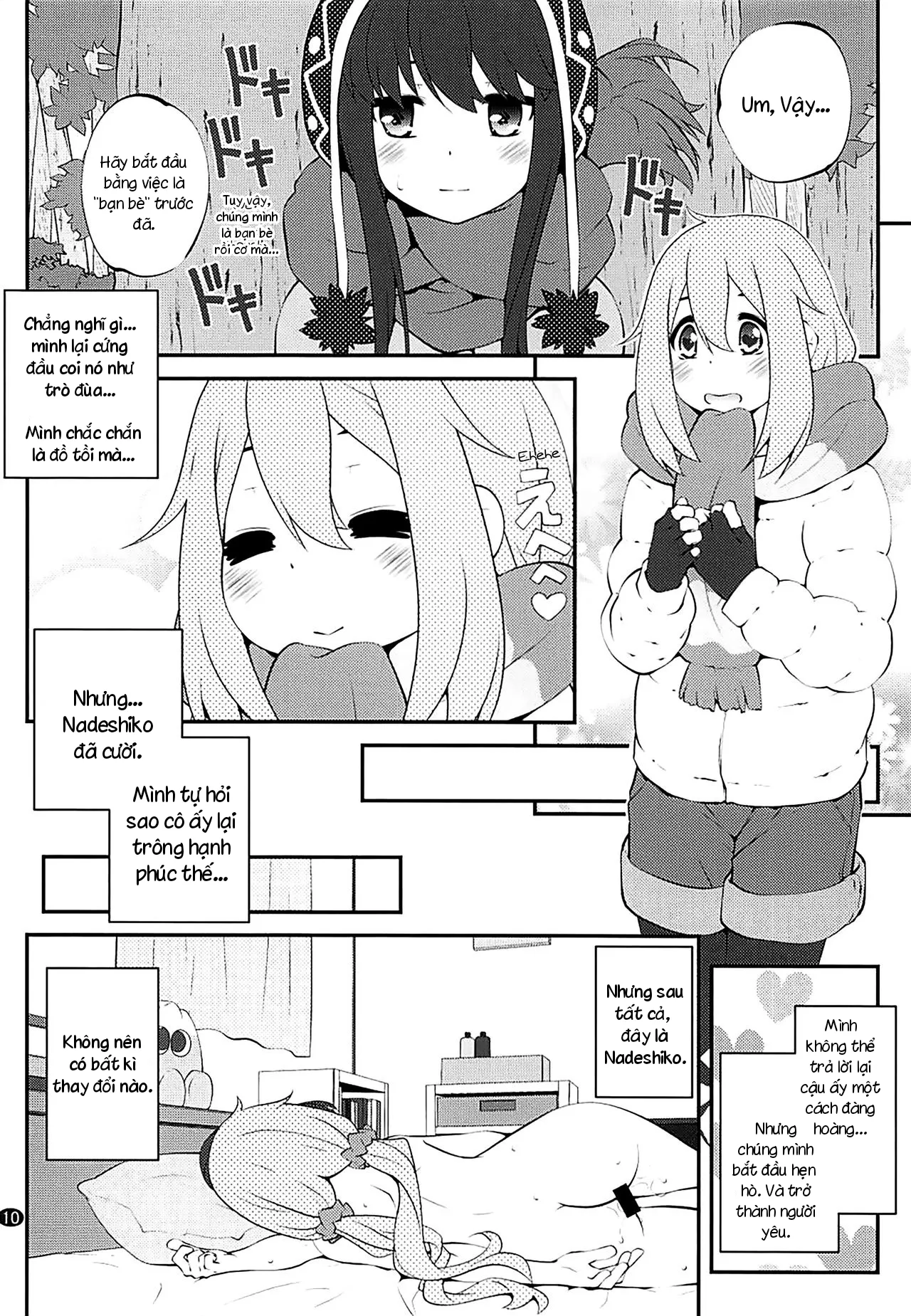 HentaiVN.net - Ảnh 9 - Triangle Secret (Yuru Camp) [Sankakkei no Himitsu] - Chap 1