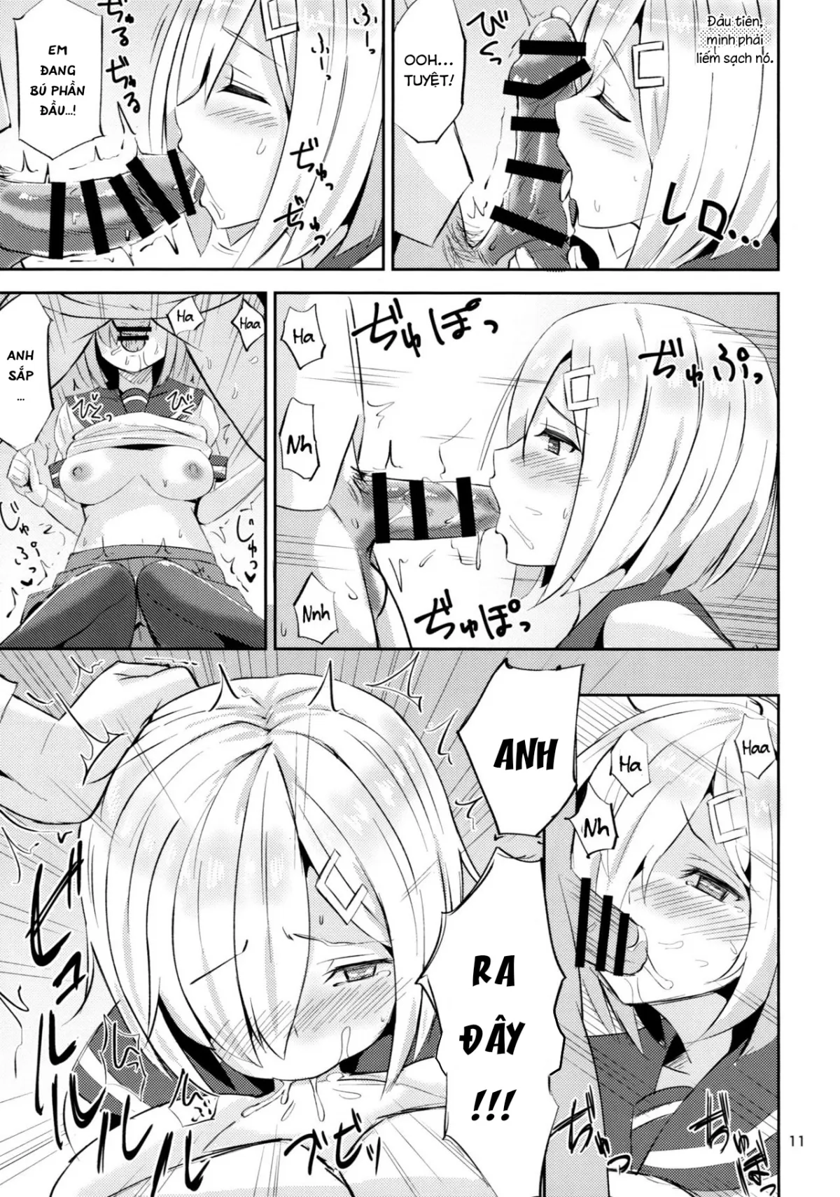 HentaiVN.net - Ảnh 11 - Hamakaze ni Iyasaretai [浜風に癒されたい.] - Chap 1