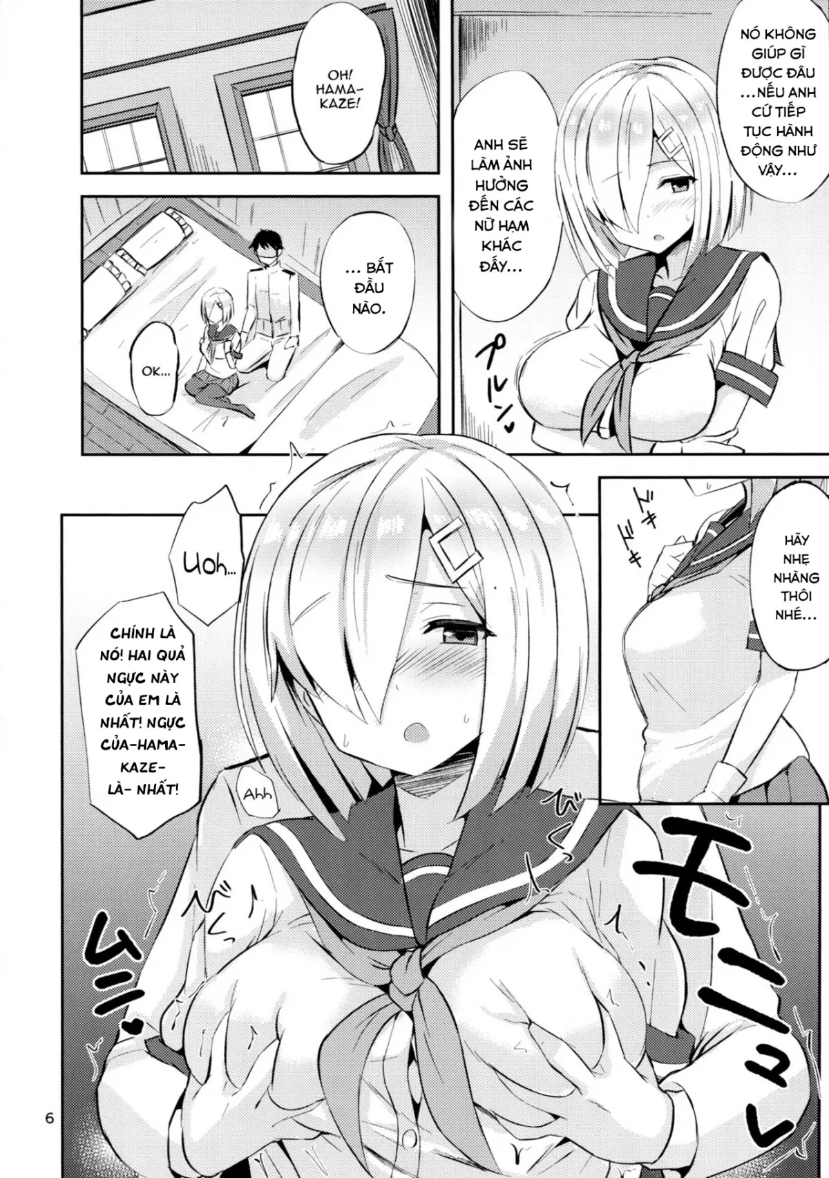 HentaiVN.net - Ảnh 6 - Hamakaze ni Iyasaretai [浜風に癒されたい.] - Chap 1