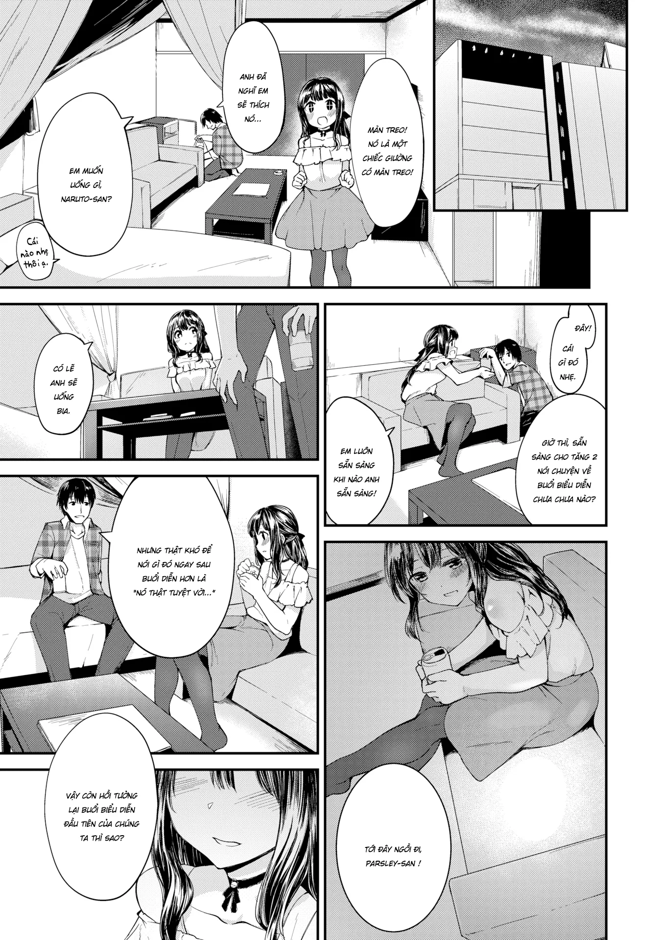 HentaiVN.net - Ảnh 3 - Ở Lại Qua Đêm Thì Có Sao ? - Chap 1