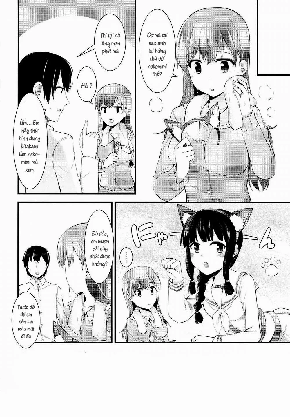 HentaiVN.net - Ảnh 29 - Ooi! Nekomimi o Tsukeyou! (Kantai Collection, -KanColle-) - Chap 1