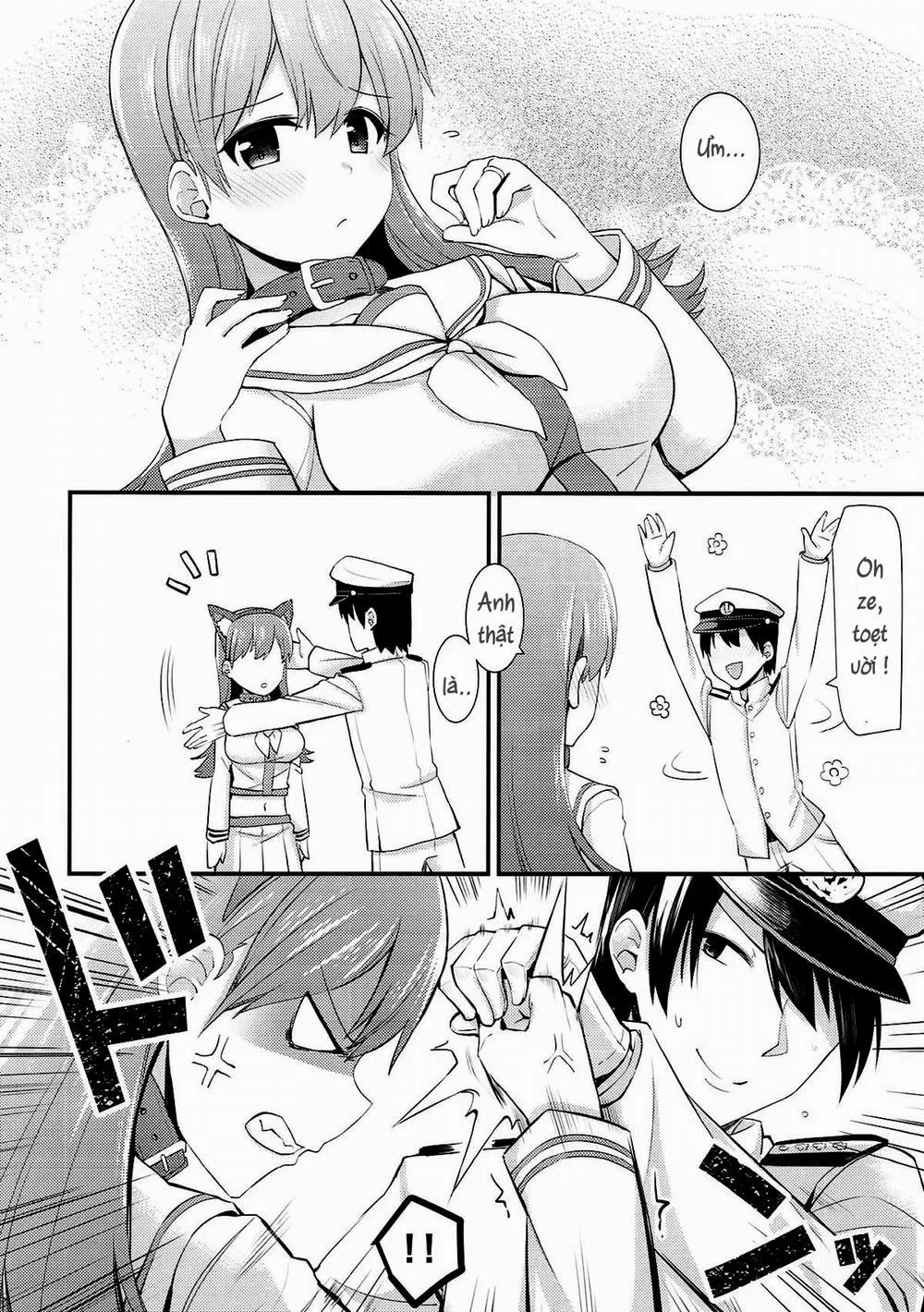 HentaiVN.net - Ảnh 7 - Ooi! Nekomimi o Tsukeyou! (Kantai Collection, -KanColle-) - Chap 1