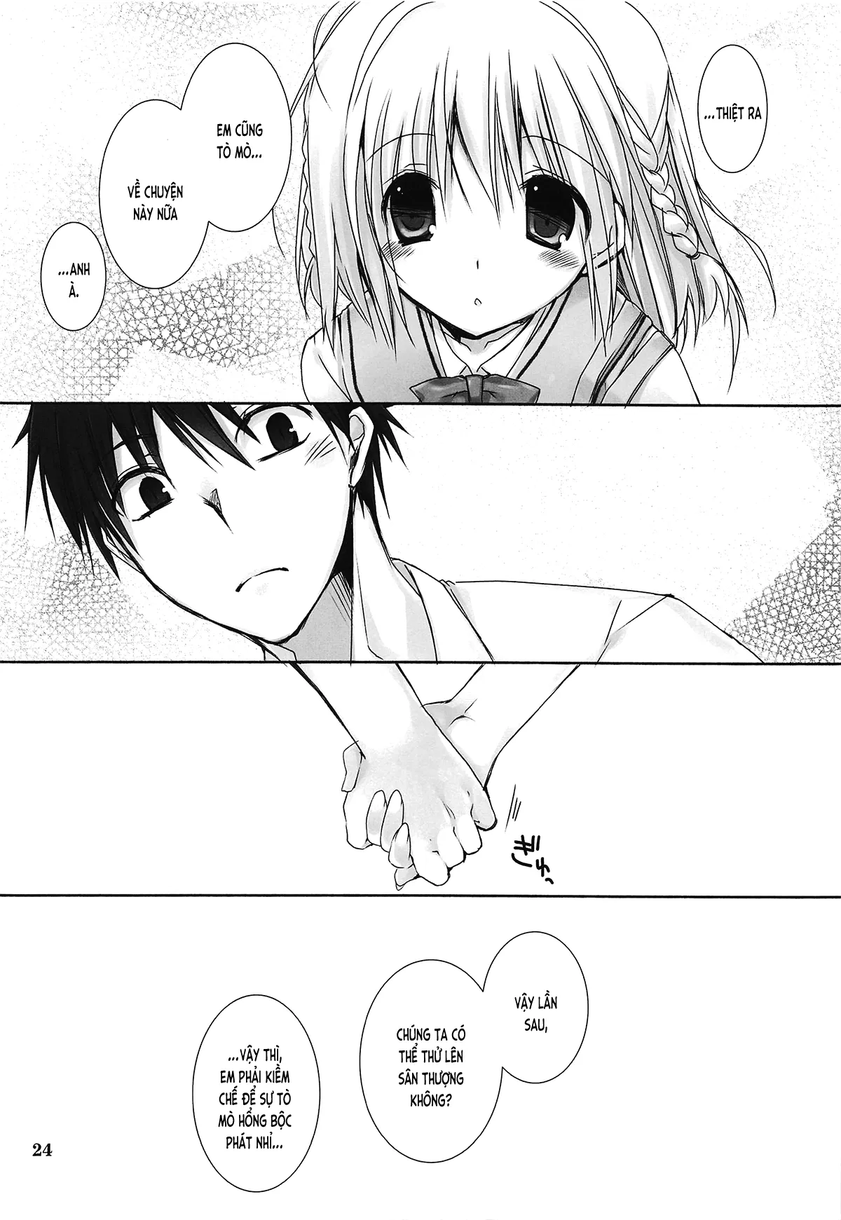 HentaiVN.net - Ảnh 24 - Giấc mơ trưa tại thư viện (nguyên tác) [Toshoshitsu no Hakuchuumu (original); 図書室の白昼夢 (オリジナル)] - Chap 1