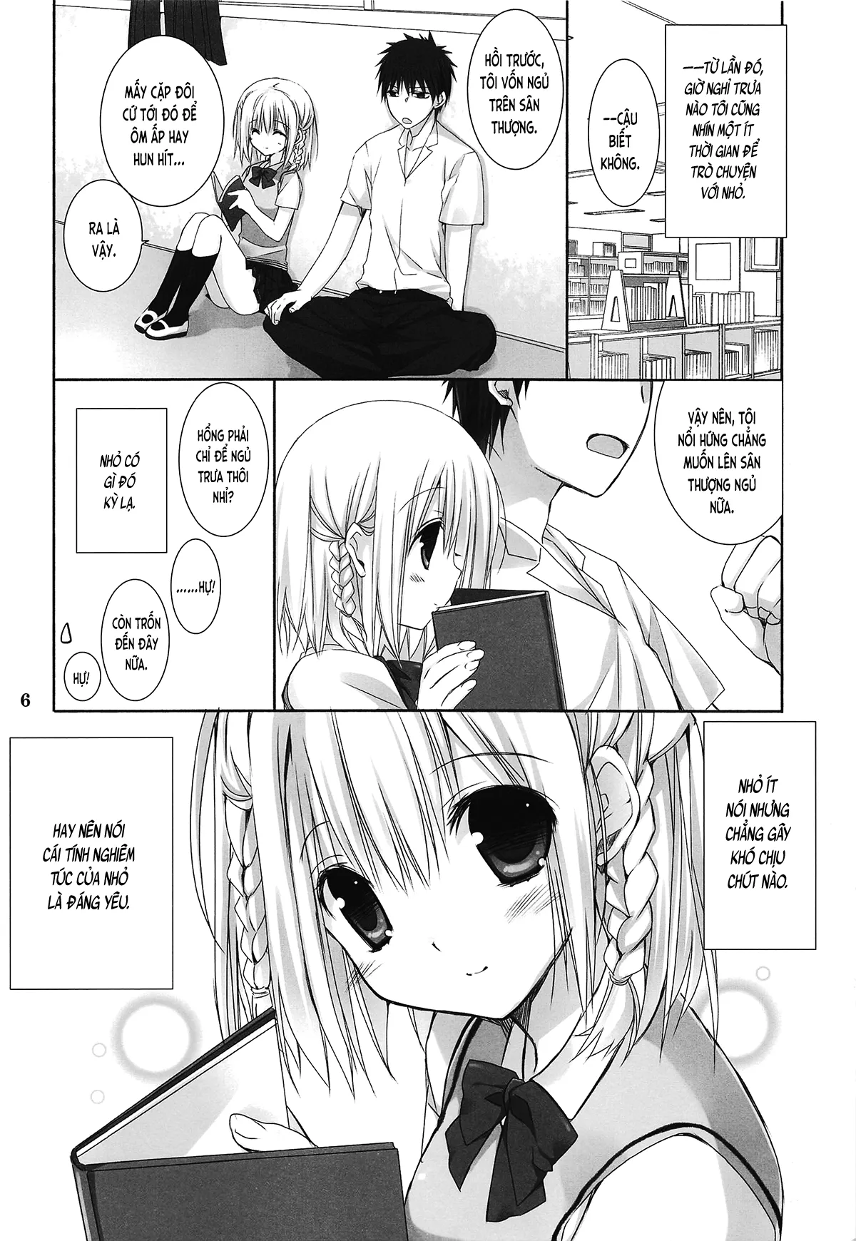 HentaiVN.net - Ảnh 6 - Giấc mơ trưa tại thư viện (nguyên tác) [Toshoshitsu no Hakuchuumu (original); 図書室の白昼夢 (オリジナル)] - Chap 1