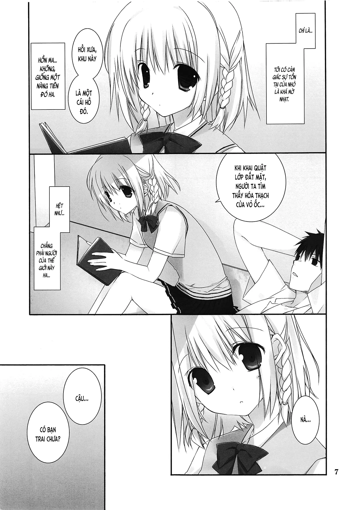 HentaiVN.net - Ảnh 7 - Giấc mơ trưa tại thư viện (nguyên tác) [Toshoshitsu no Hakuchuumu (original); 図書室の白昼夢 (オリジナル)] - Chap 1