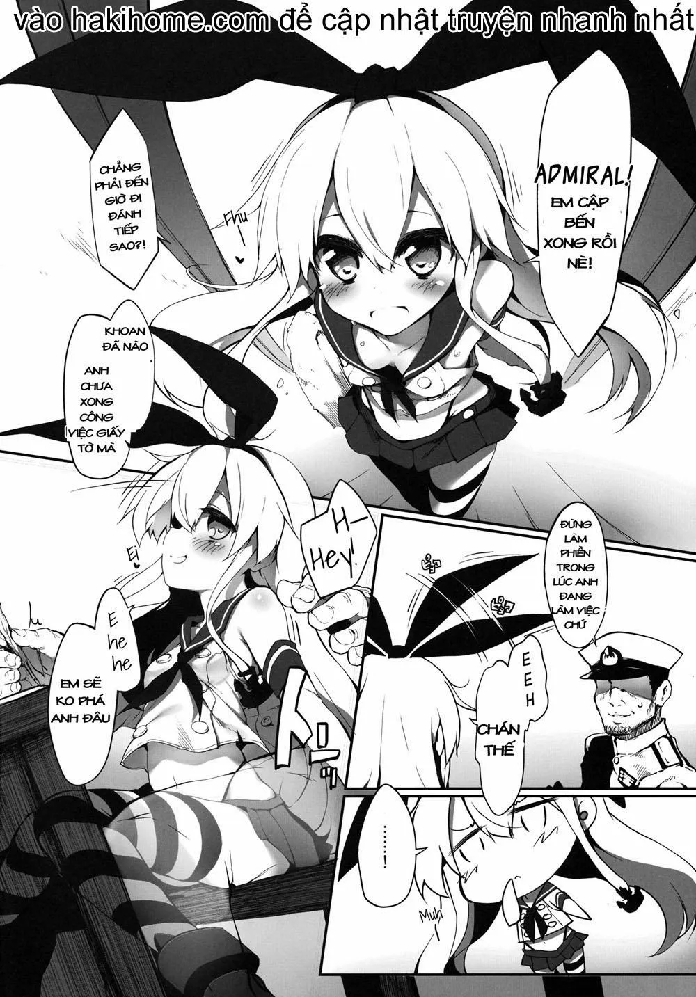 HentaiVN.net - Ảnh 3 - Wanna Have A Night Battle (Kancolle) - Chap 1