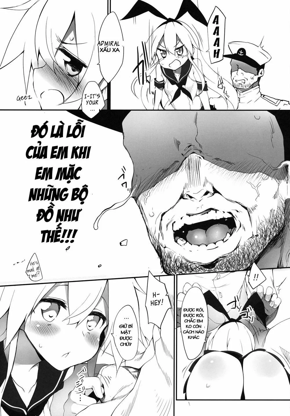 HentaiVN.net - Ảnh 5 - Wanna Have A Night Battle (Kancolle) - Chap 1