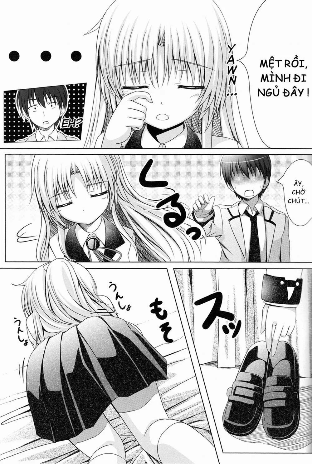 HentaiVN.net - Ảnh 4 - Tenshi no Oto! (Angel Beats) - Chap 1