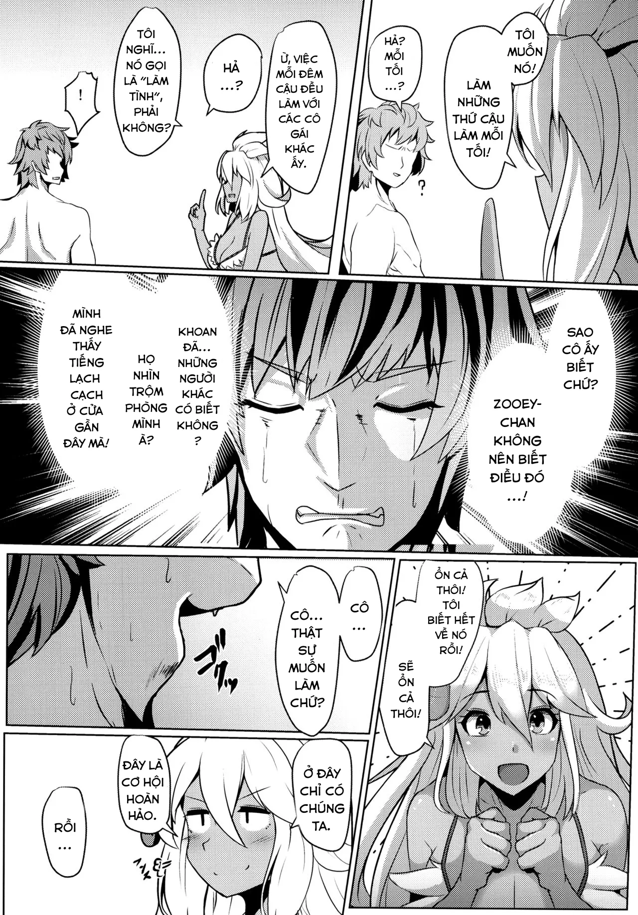 HentaiVN.net - Ảnh 5 - Zooey-chan to Ecchi Shiyou! - Chap 1