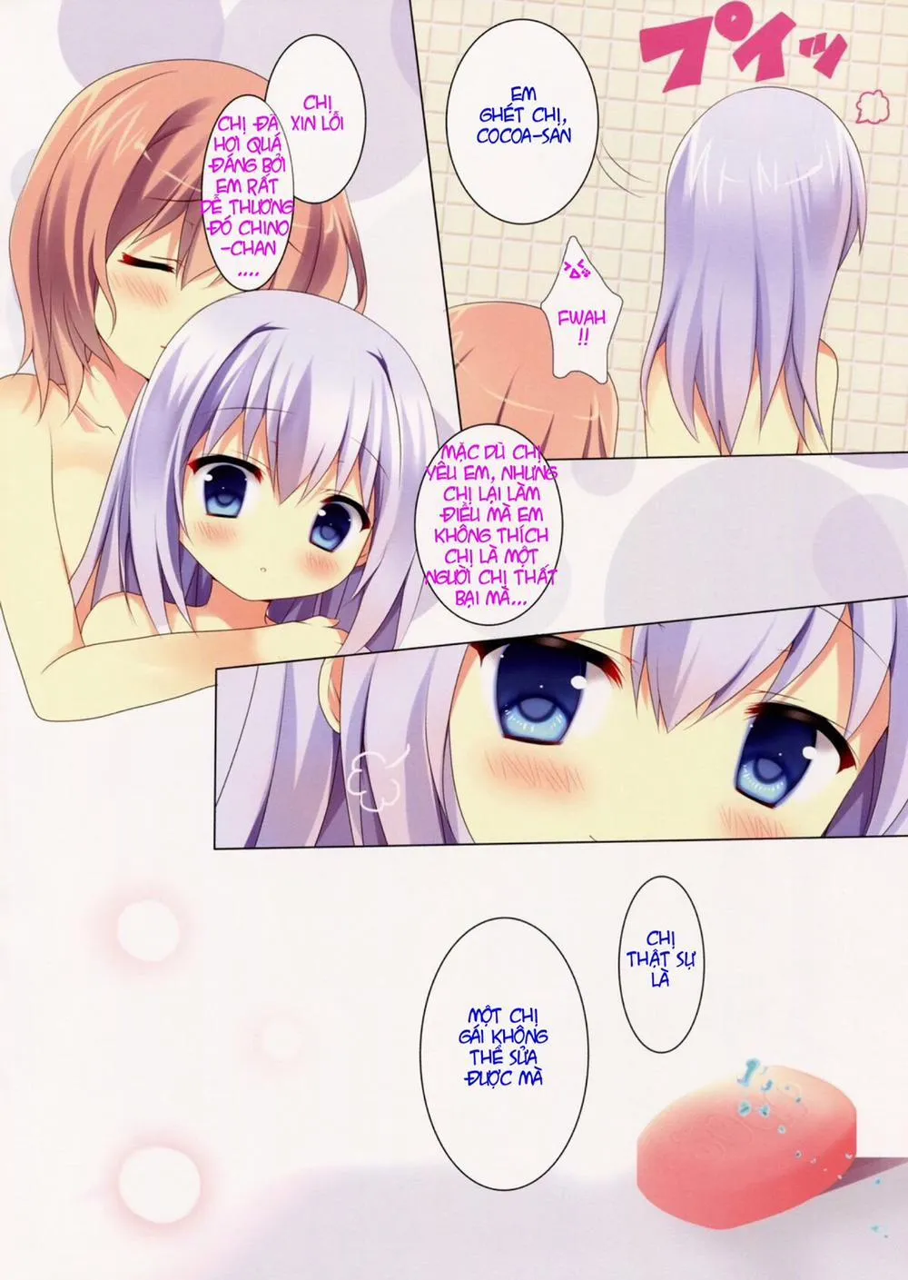 HentaiVN.net - Ảnh 7 - Mitsu-iro Daydream (Gochuumon Wa Usagi Desu Ka?) - Chap 1