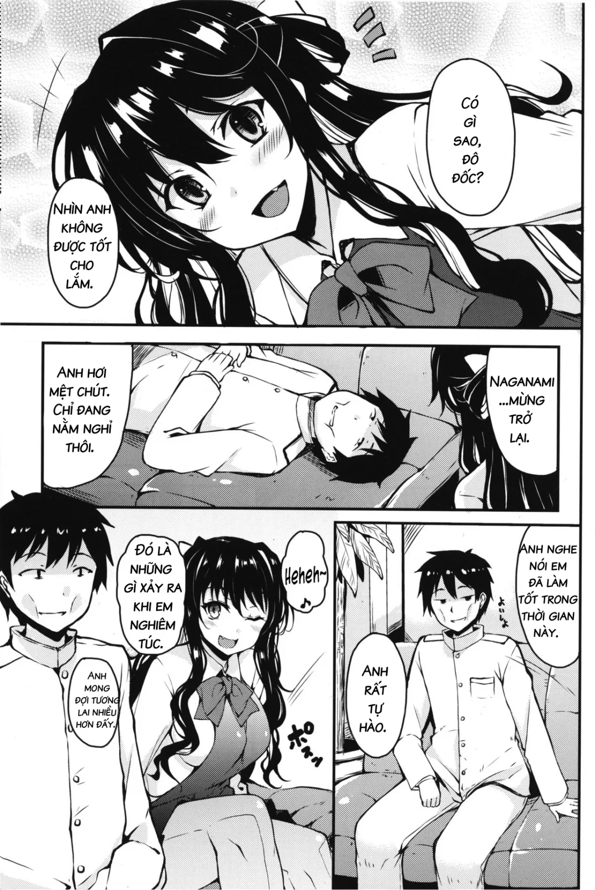 HentaiVN.net - Ảnh 3 - Hishokan no Naganami-sama (Kantai Collection) - Chap 1