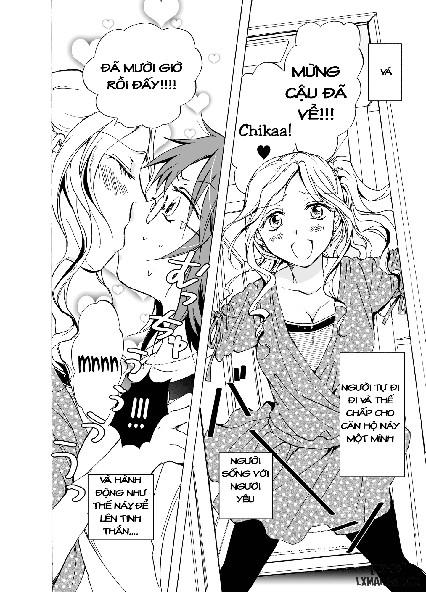 HentaiVN.net - Ảnh 5 - She Loves Me So Much It Bother Me - Chap 1