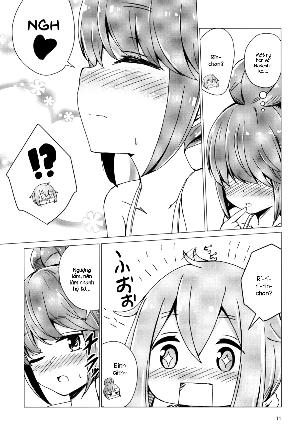 HentaiVN.net - Ảnh 10 - Sex Shinai to Derenai Tent ni Tojikomerareta NadeRin (Yuru Camp) [Nade And Rin Were Trapped Inside Their Tent Unless They Had Sex; せっ〇すしないと出れないテントに閉じ込められたなでリン] - Chap 1