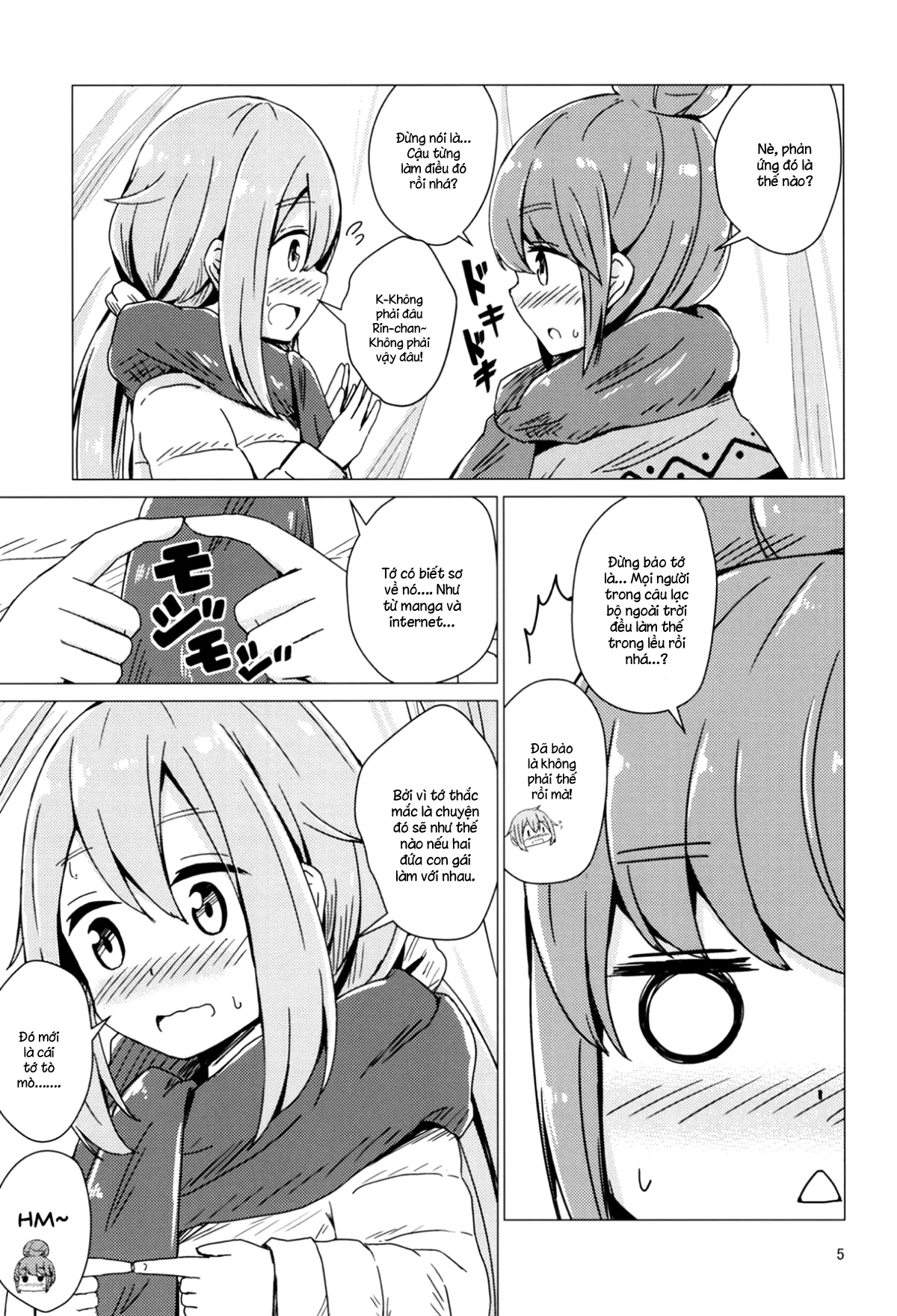 HentaiVN.net - Ảnh 4 - Sex Shinai to Derenai Tent ni Tojikomerareta NadeRin (Yuru Camp) [Nade And Rin Were Trapped Inside Their Tent Unless They Had Sex; せっ〇すしないと出れないテントに閉じ込められたなでリン] - Chap 1