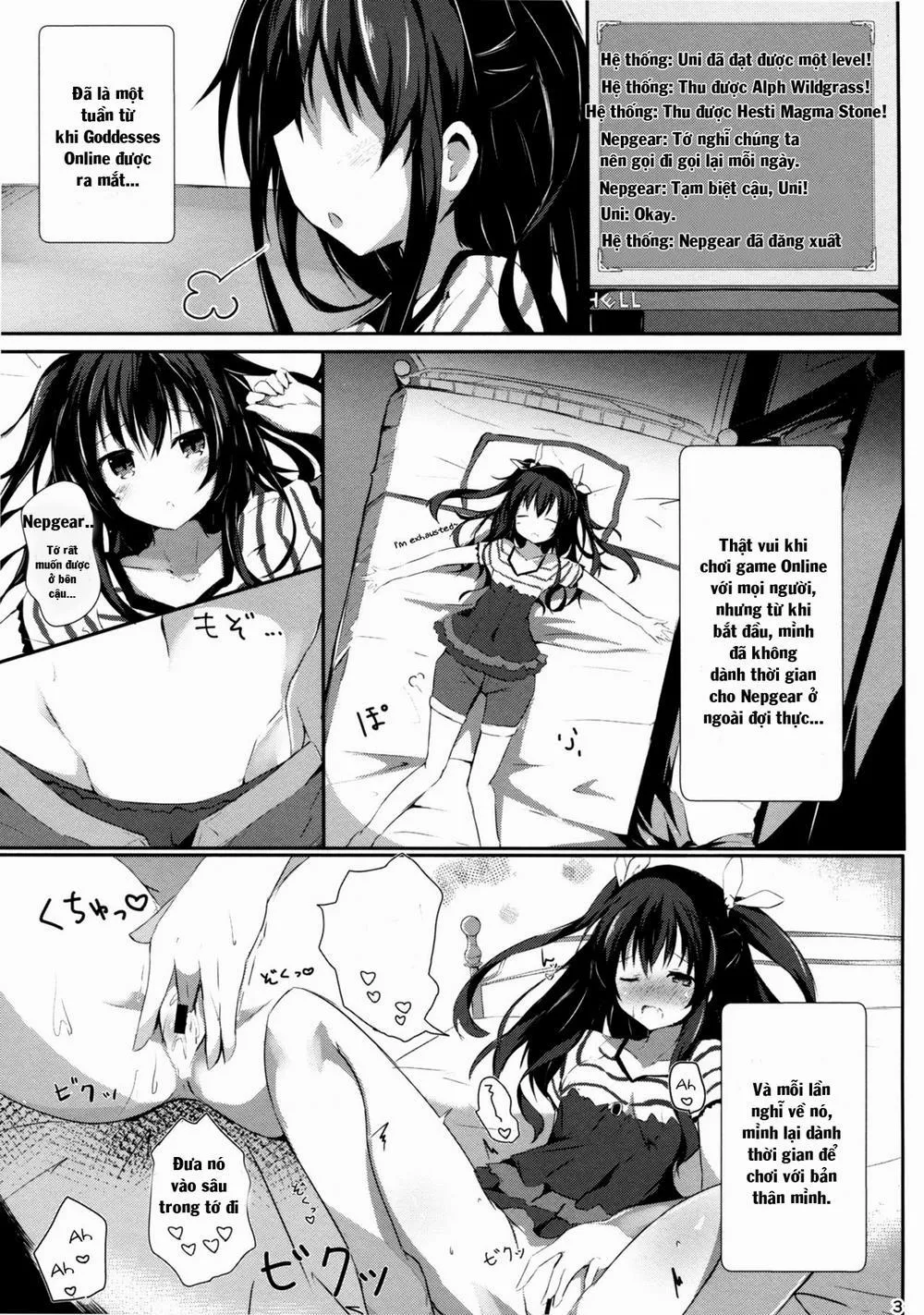 HentaiVN.net - Ảnh 3 - Gear Uni Offline (Hyperdimension Neptunia) - Chap 1