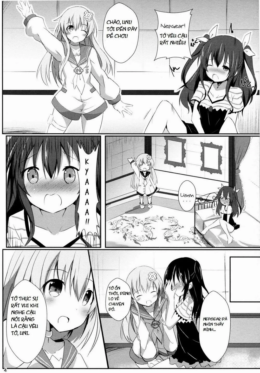 HentaiVN.net - Ảnh 4 - Gear Uni Offline (Hyperdimension Neptunia) - Chap 1