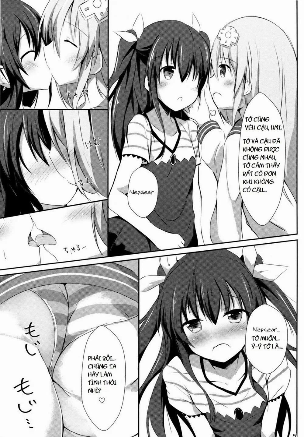 HentaiVN.net - Ảnh 5 - Gear Uni Offline (Hyperdimension Neptunia) - Chap 1