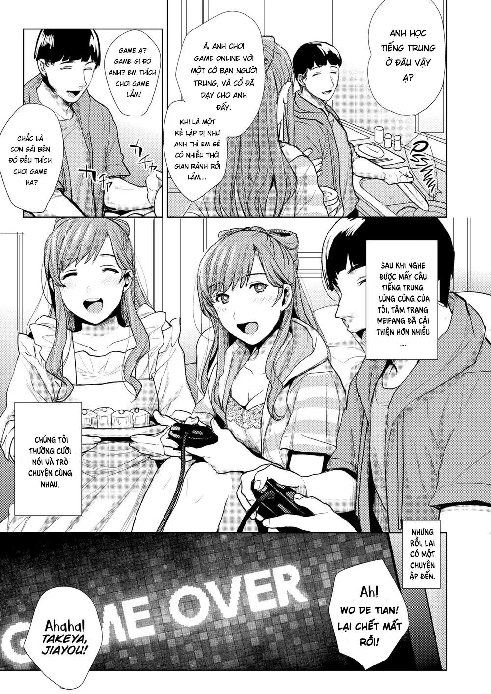 HentaiVN.net - Ảnh 6 - Dựa vào anh và nói, Wo ai ni ❤ [Clingy ❤ Wo Ai Ni] - Chap 1