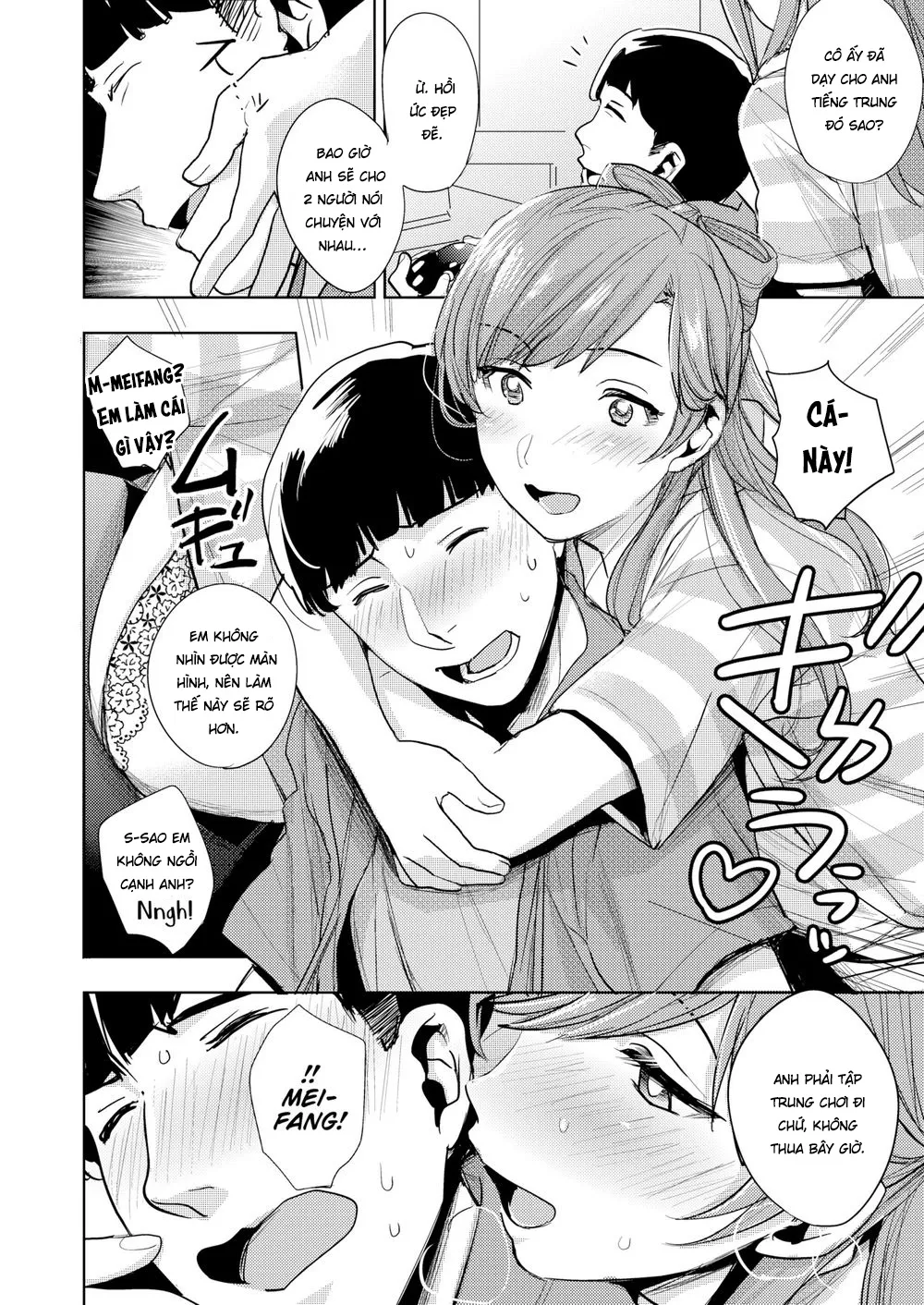 HentaiVN.net - Ảnh 9 - Dựa vào anh và nói, Wo ai ni ❤ [Clingy ❤ Wo Ai Ni] - Chap 1