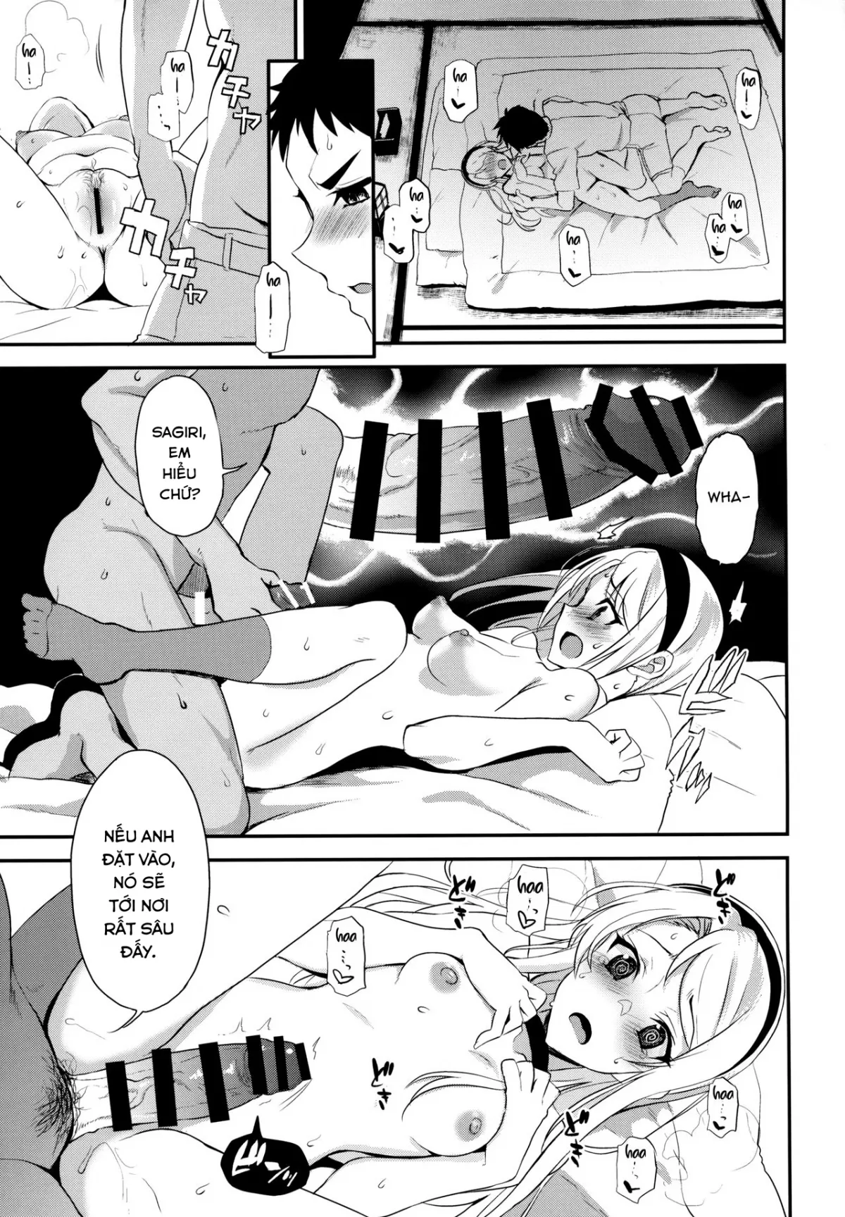 HentaiVN.net - Ảnh 19 - Sagiri với cơn mưa ngọt ngào. [Sagiri Rainy Sweet; 狭霧レイニースウィート] - Chap 1