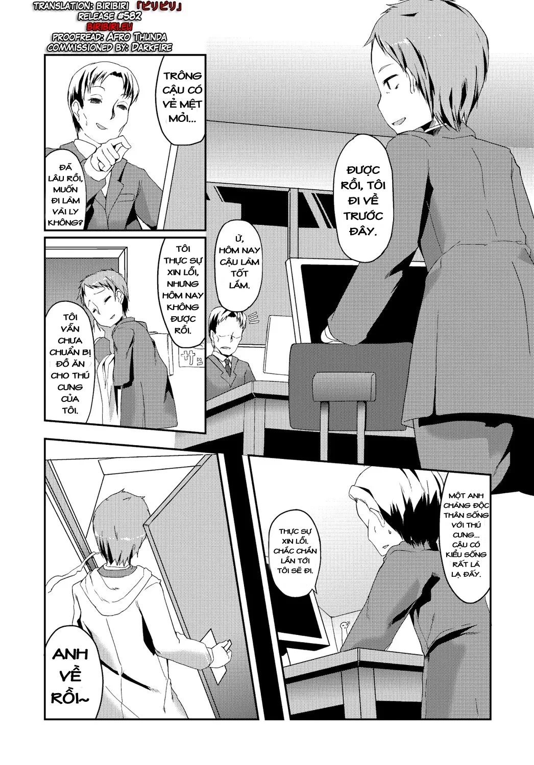 HentaiVN.net - Ảnh 3 - Reward Cat Punish Dog [Gohoubi Neko-san Oshioki Inu-san] - Chap 1
