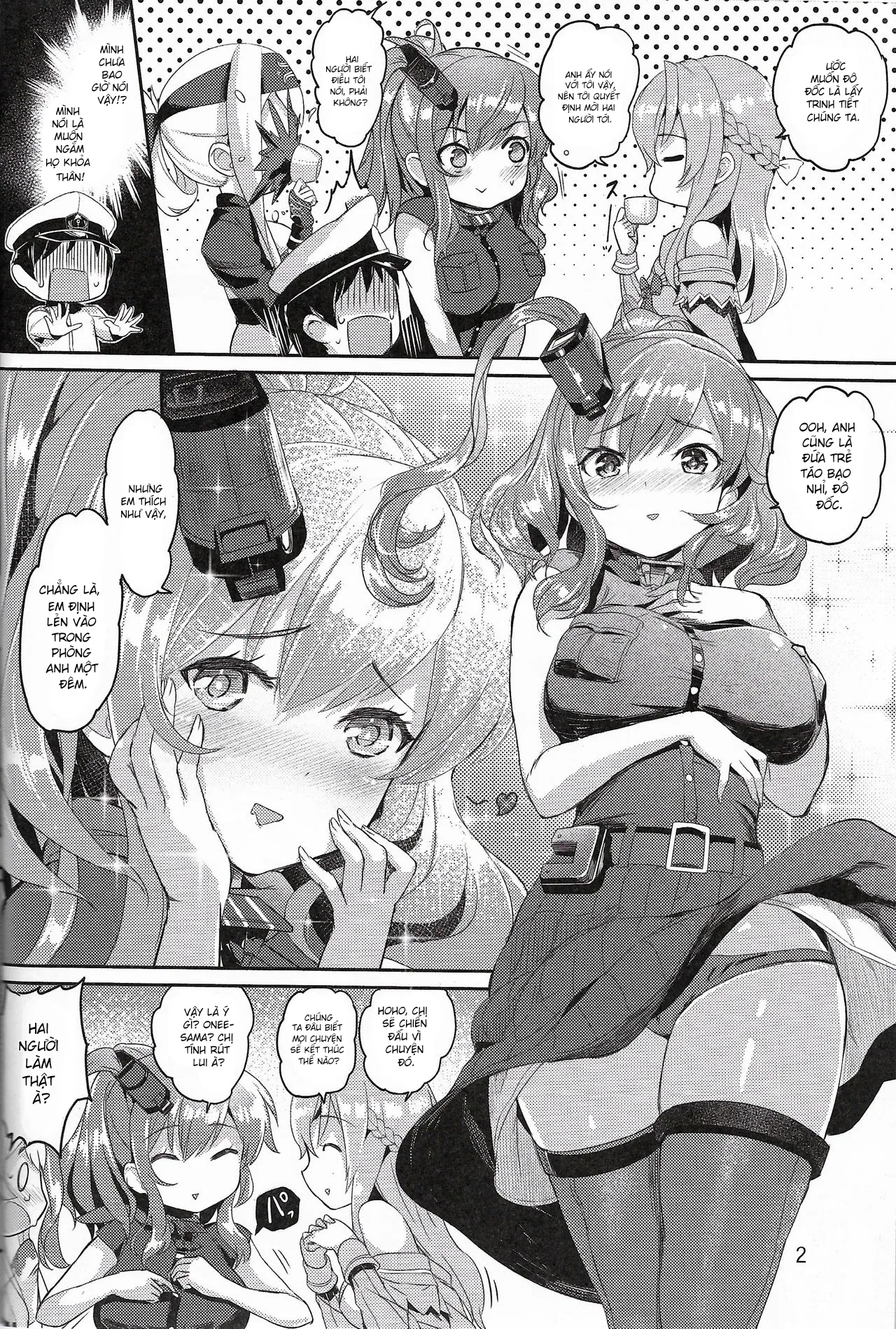 HentaiVN.net - Ảnh 4 - Lady-tachi no Ochakai (Kantai Collection -KanColle-) [レディたちのお茶会 (艦隊これくしょん -艦これ-)] - Chap 1