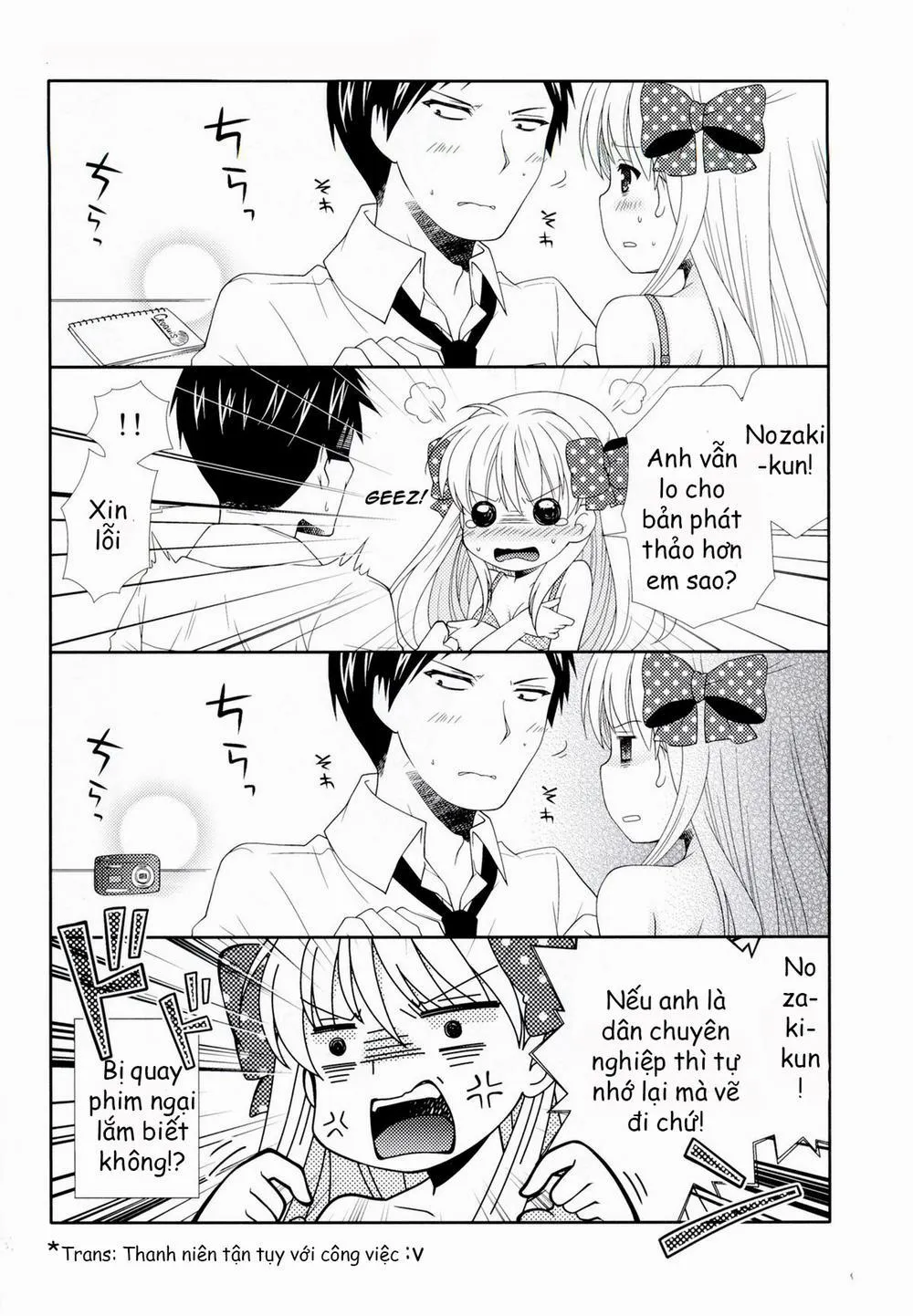 HentaiVN.net - Ảnh 28 - Nozaki-kun, Watashi ni Tetsudaeru koto, Aru (Gekkan Shoujo Nozaki-kun) - Chap 1