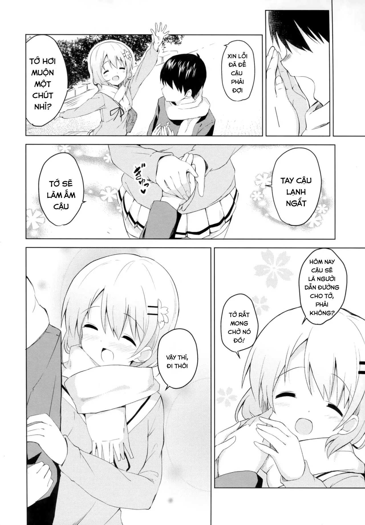 HentaiVN.net - Ảnh 4 - Gochisou wa Kokoa desu ka? (Gochuumon wa Usagi desu ka?) - Chap 1