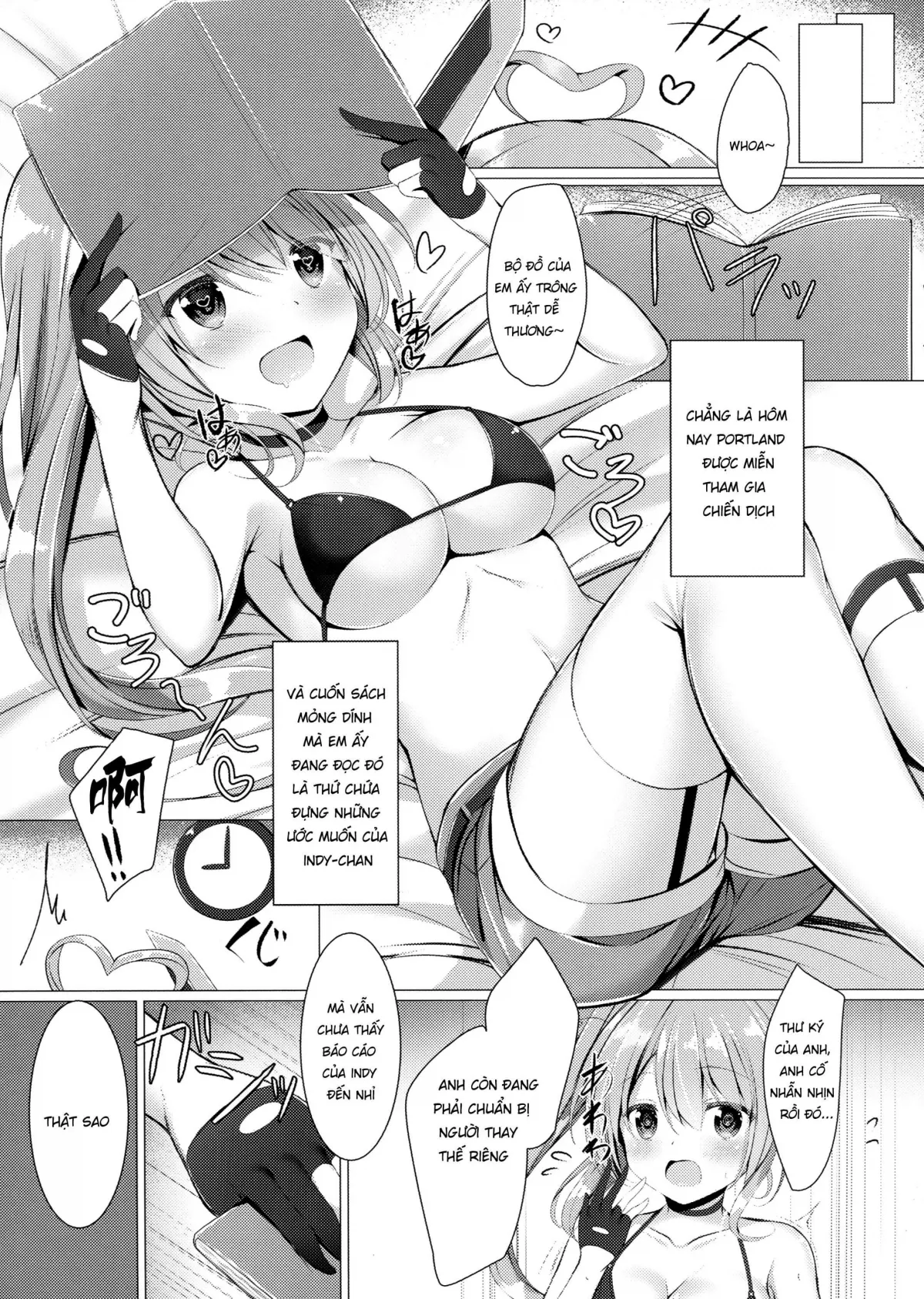 HentaiVN.net - Ảnh 4 - Portland to ○○○ na Kanshoukai. (Azur Lane) [ポートランドと○○○な鑑賞会。 (アズールレーン)] - Chap 1