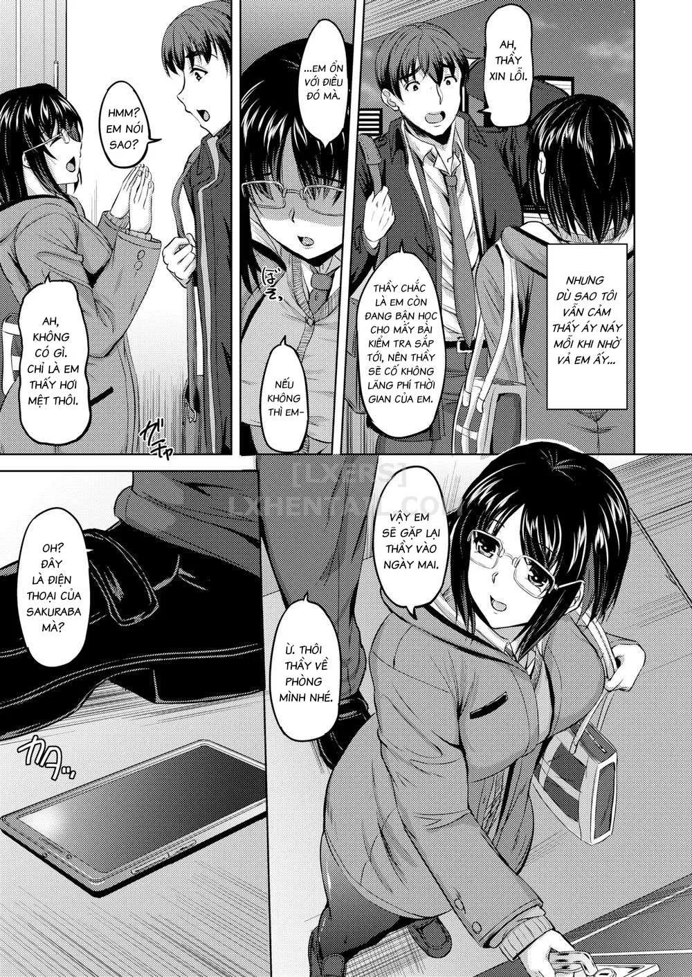 HentaiVN.net - Ảnh 4 - His Student’s Unknown Secret [Comic Kairakuten BEAST 2019-12] - Chap 1