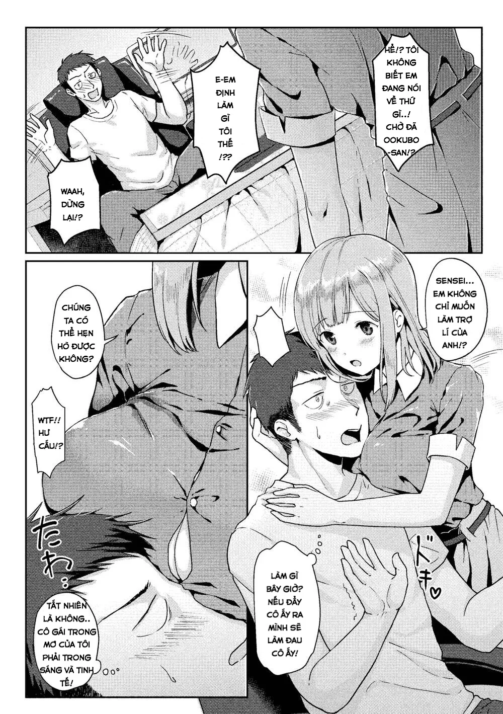 HentaiVN.net - Ảnh 5 - Sensei, em không đủ tốt? [Sensei, Am I Not Good Enough?] - Chap 1