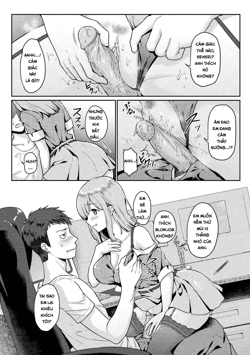 HentaiVN.net - Ảnh 7 - Sensei, em không đủ tốt? [Sensei, Am I Not Good Enough?] - Chap 1