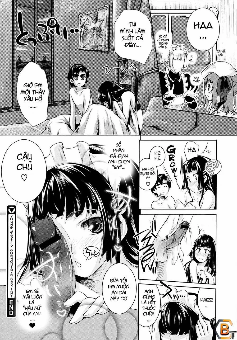 HentaiVN.net - Ảnh 20 - Young Master Goshouin's Servant - Chap 1
