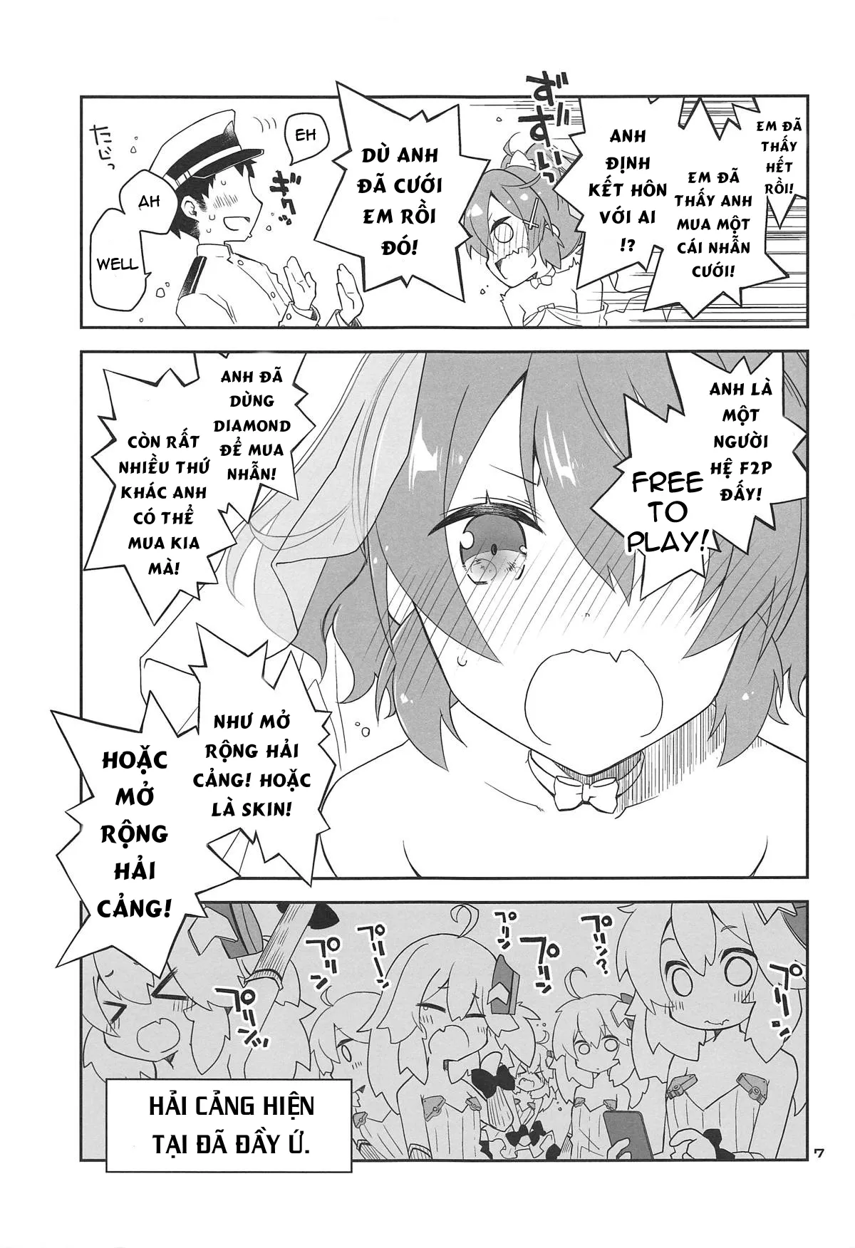 HentaiVN.net - Ảnh 7 - Mukakin Shikikan wa Javelin ni Eien no Ai o Chikau [無課金指揮官はジャベリンに永遠の愛を誓う] - Chap 1