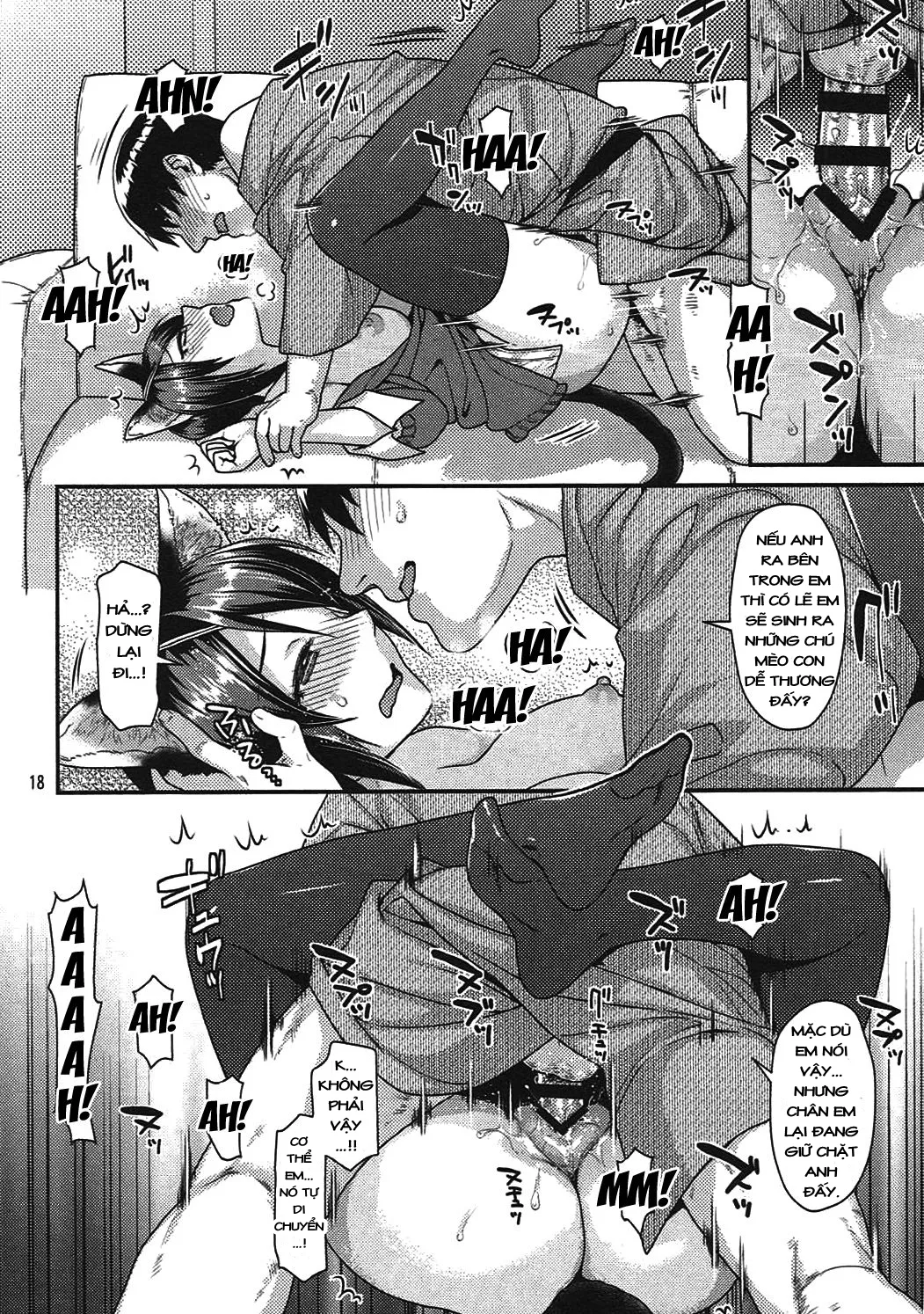HentaiVN.net - Ảnh 19 - Nekomimi Tenryuu Hatsujou Bon (Kantai Collection -KanColle-) [Story About A Cat-Eared Tenryuu In Heat] - Chap 1