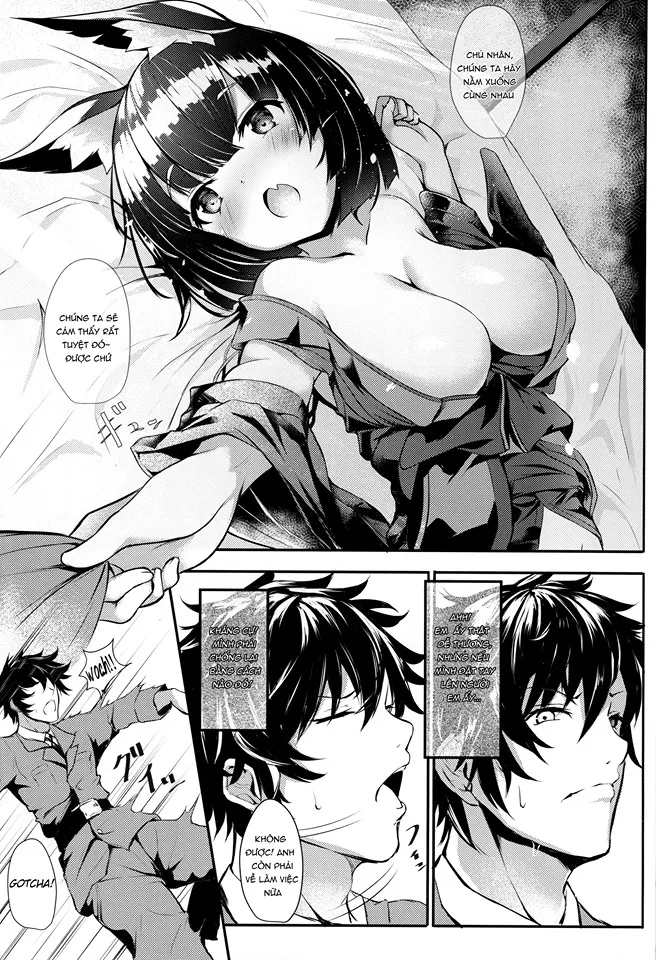 HentaiVN.net - Ảnh 6 - Provoked By A Tipsy Yamashiro-chan!! (Azur Lane) [ほろ酔い山城ちゃんに誘われ隊っ!! (アズールレーン)] - Chap 1