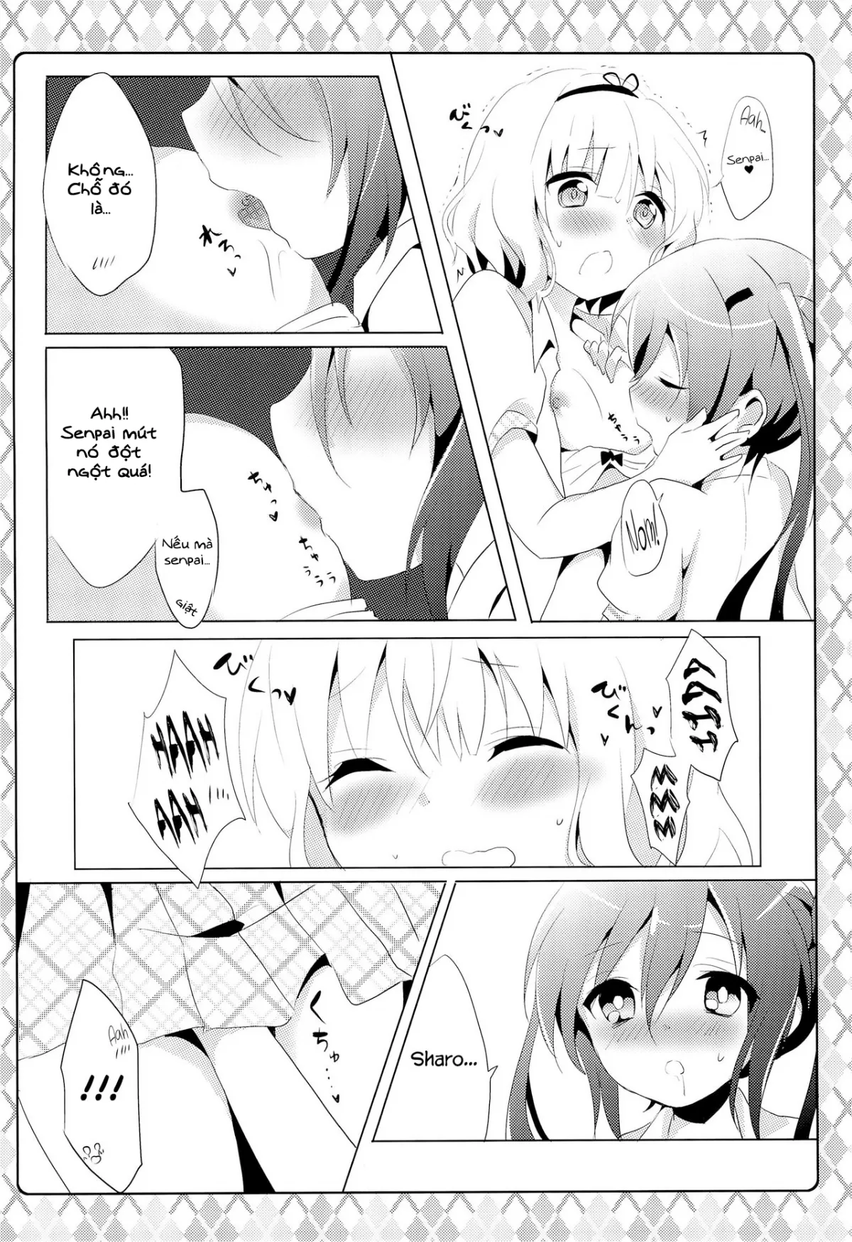 HentaiVN.net - Ảnh 14 - Naisho no Hokenshitsu (Gochuumon wa Usagi desu ka?) [ないしょの保健室 (ご注文はうさぎですか?)] - Chap 1
