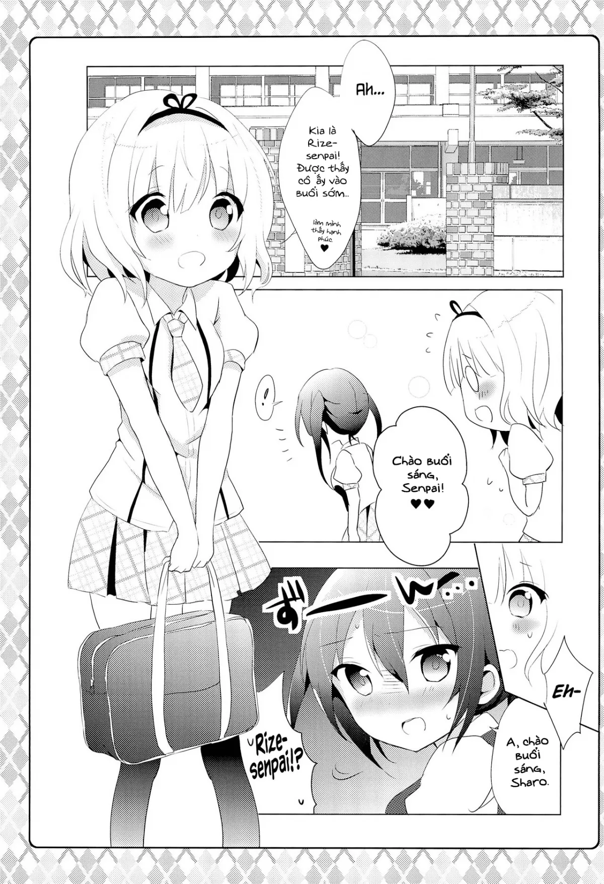 HentaiVN.net - Ảnh 5 - Naisho no Hokenshitsu (Gochuumon wa Usagi desu ka?) [ないしょの保健室 (ご注文はうさぎですか?)] - Chap 1