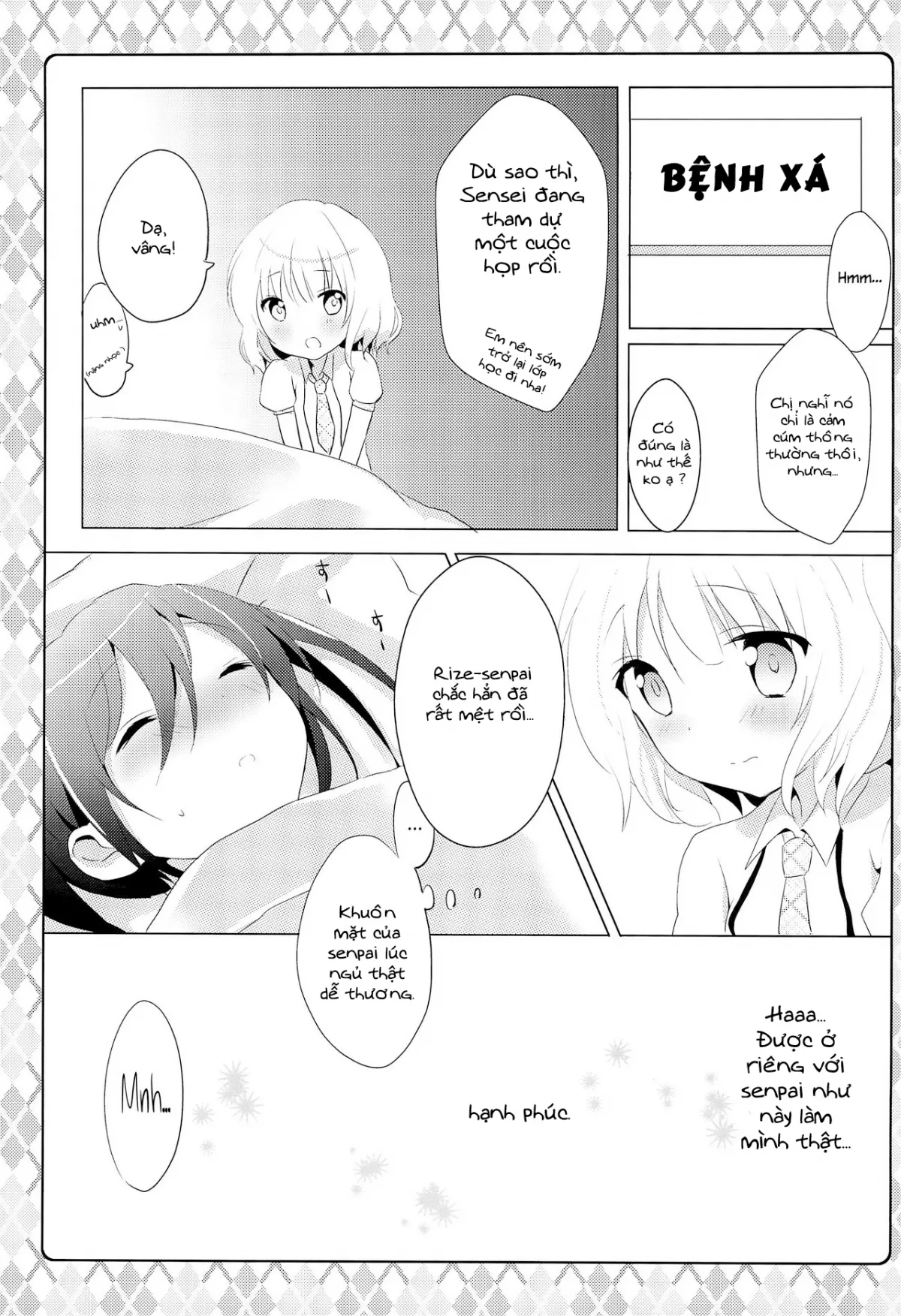 HentaiVN.net - Ảnh 7 - Naisho no Hokenshitsu (Gochuumon wa Usagi desu ka?) [ないしょの保健室 (ご注文はうさぎですか?)] - Chap 1